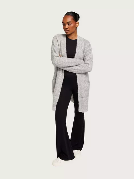 Selected Femme Coletes Lulu Long Sleeve Knit Long Cardigan B Black