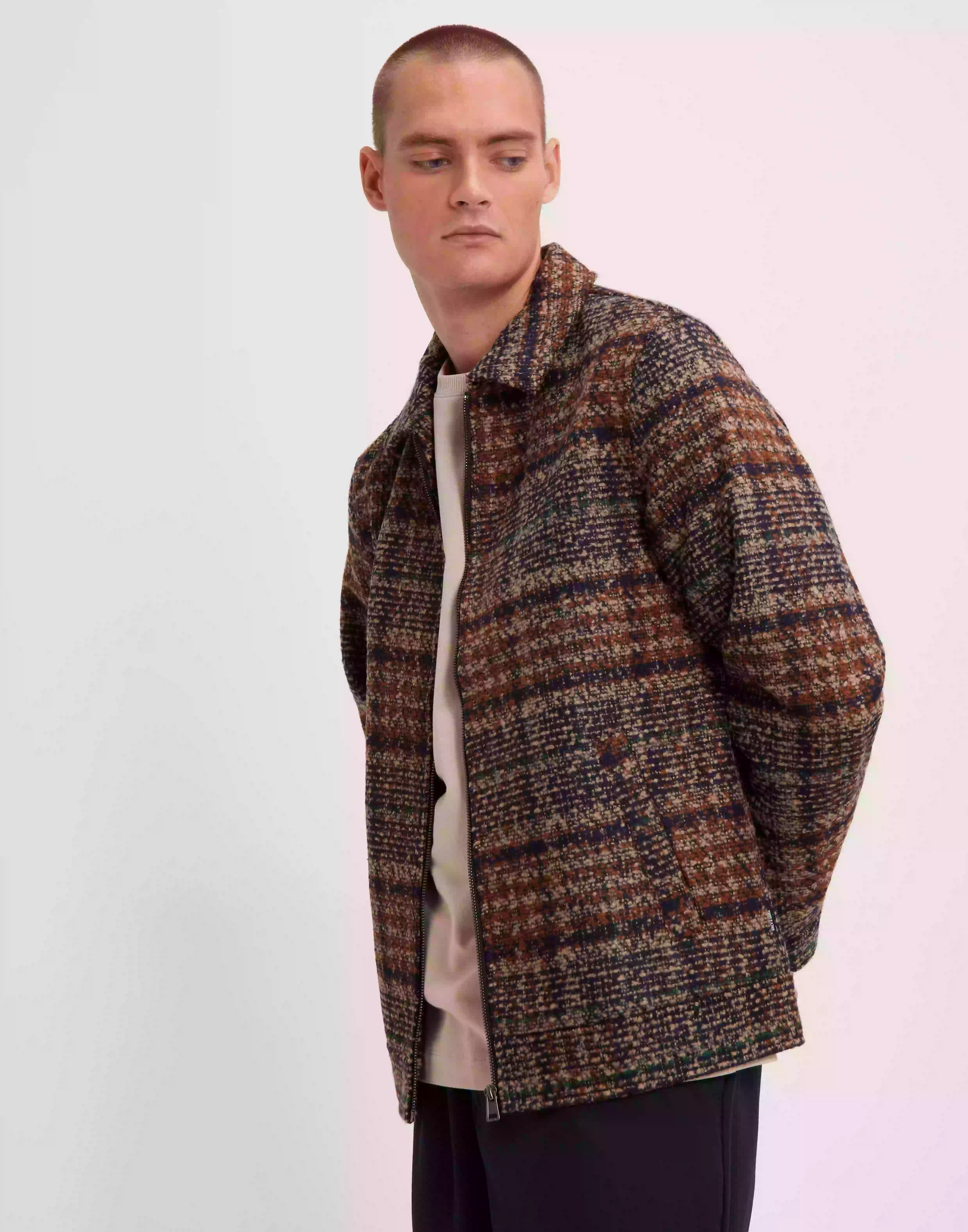Only & Sons Onsloop Check Jacket Otw Jackor Chinchilla Monks Robe