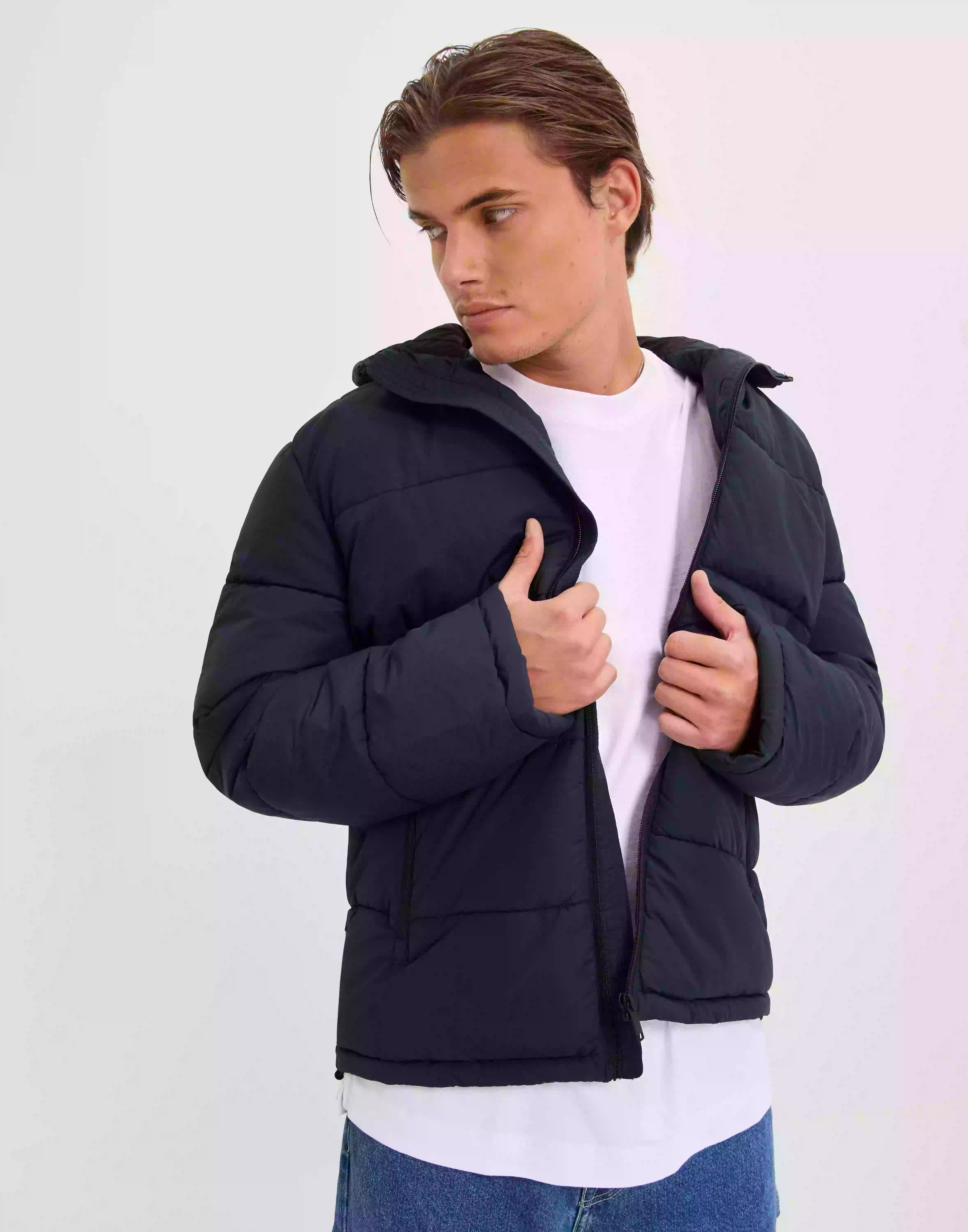 Selected Homme Slhharry Puffer Jkt W Noos Vårjackor & Höstjackor Sky Captain