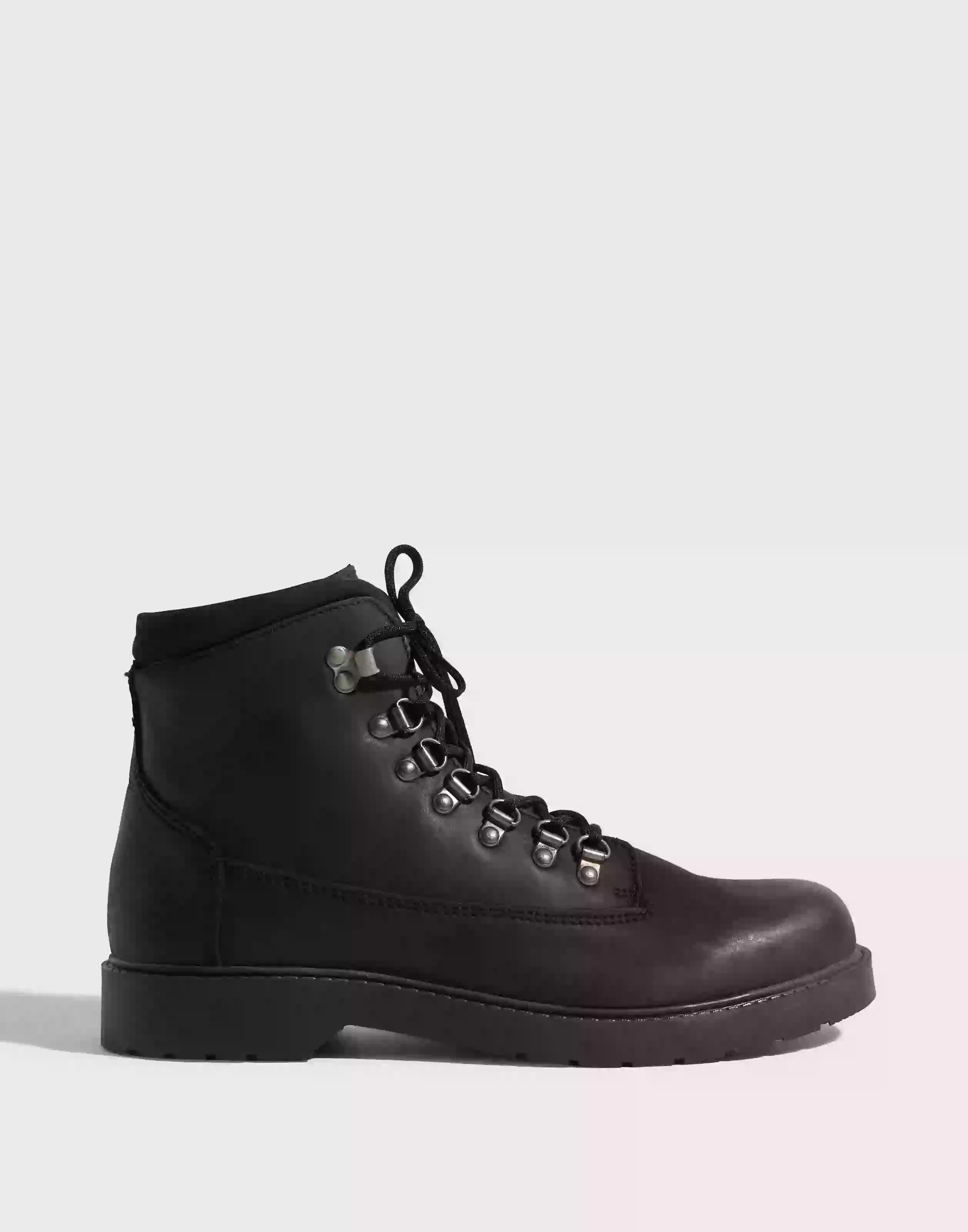 Selected Homme Slhmads Leather Boot B Noos Støvler Black