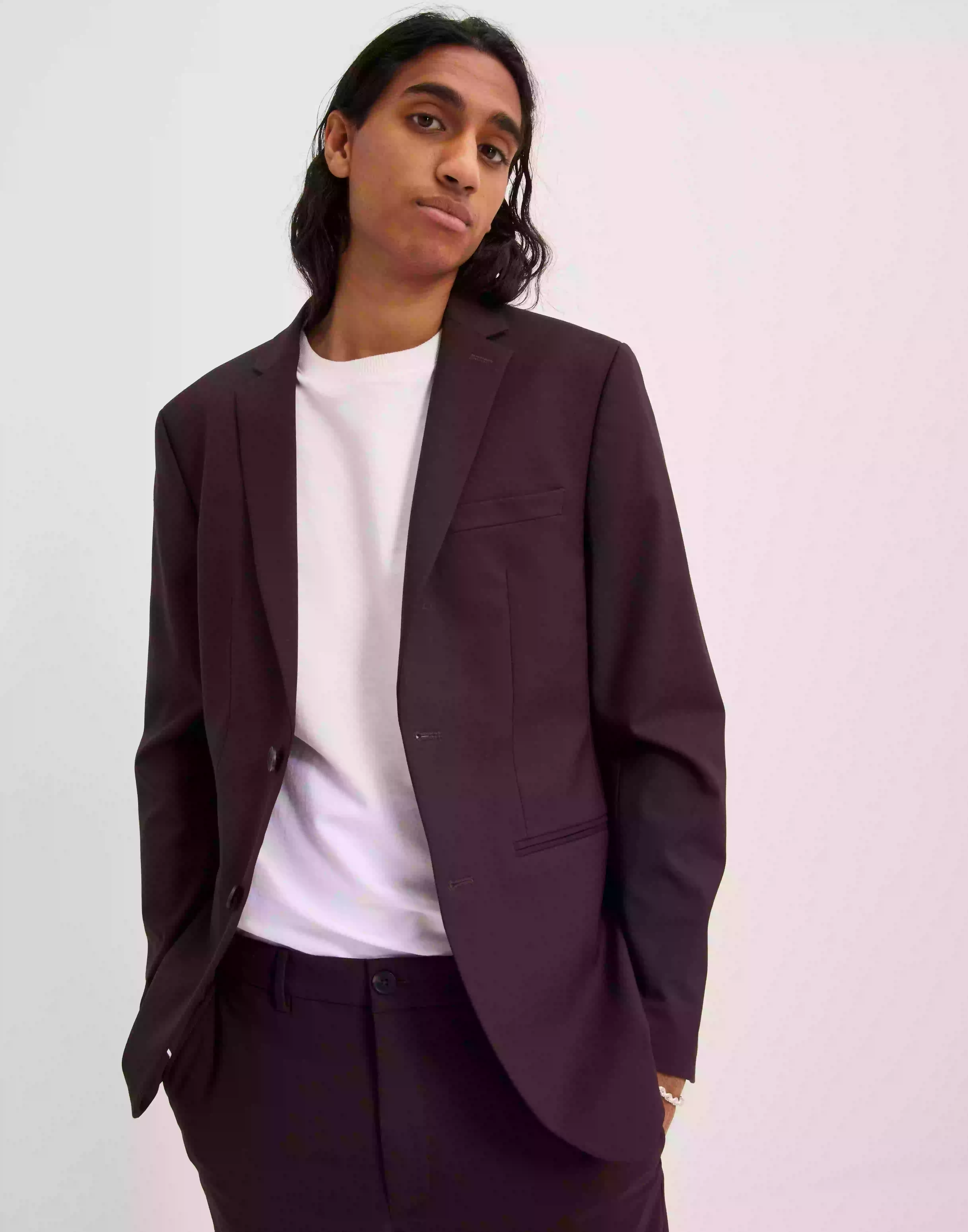 Selected Homme Slhslim-Josh Bordeaux Blz Adv B Kavajer Tawny Port
