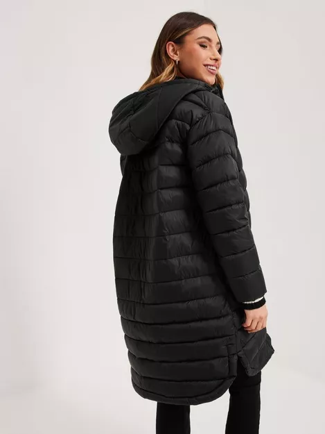 Buy ONLMELODY OTW - Only QUILTED OVERSIZE Black COAT