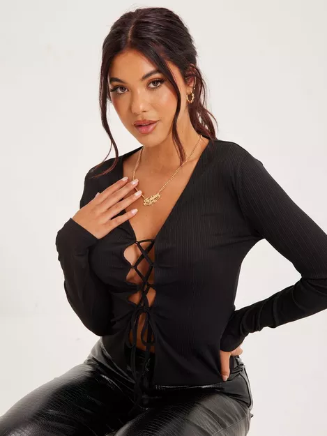 Buy Nelly All Day Strap Top - Black