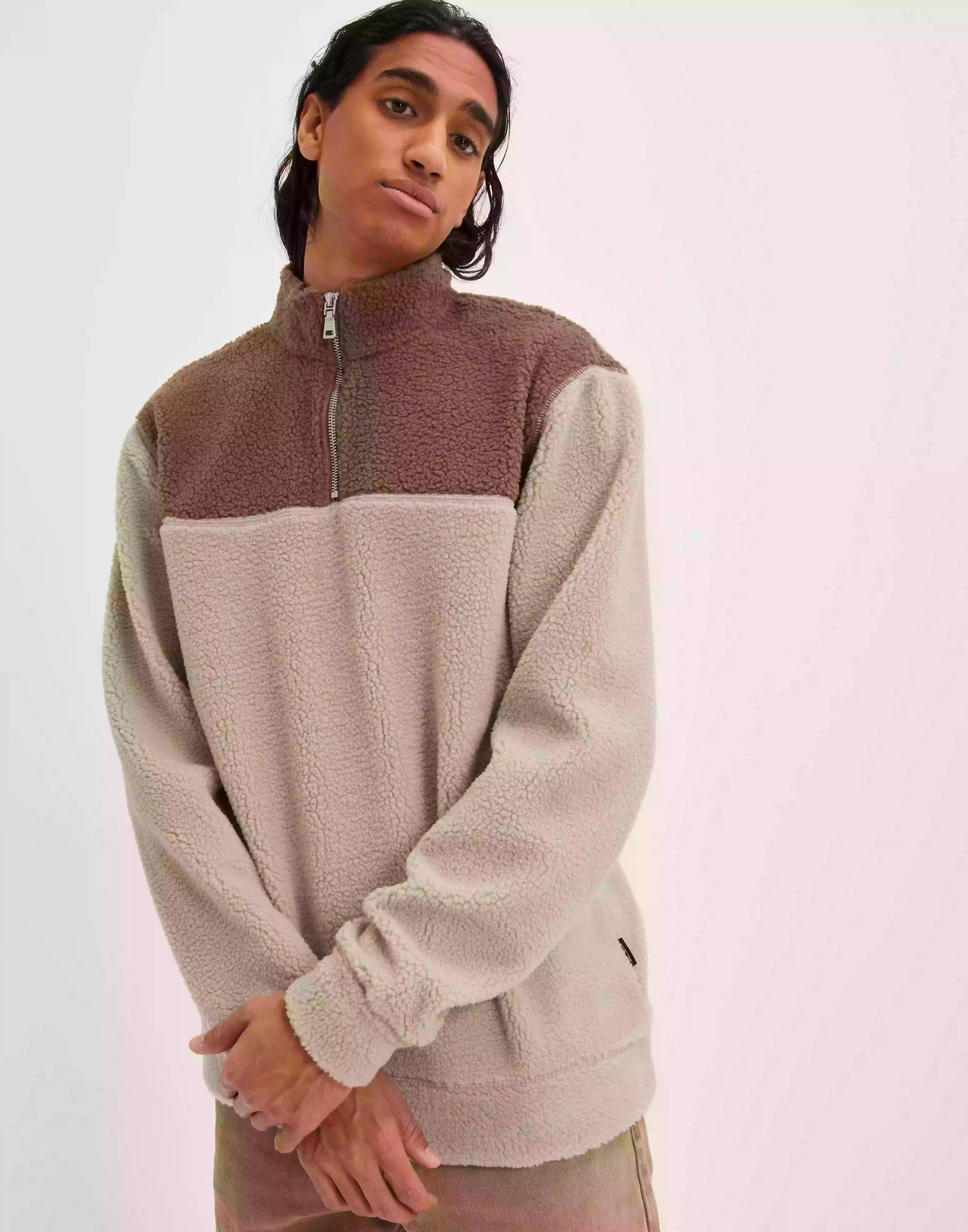 Only & Sons Onsremy Reg 1/4 Zip Swt Tröjor Partridge