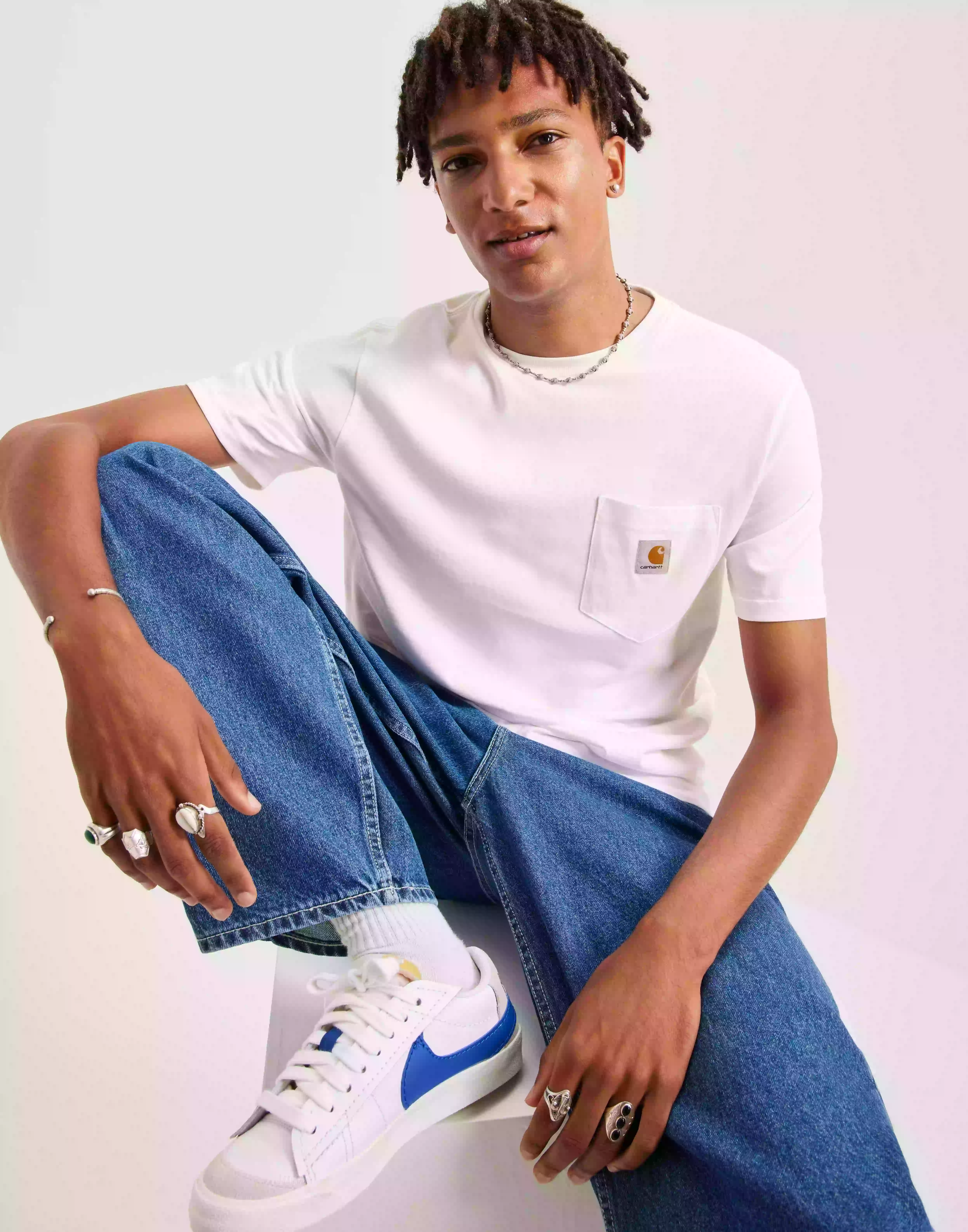 Carhartt WIP S/S Pocket T-Shirt Kortärmade t-shirts White