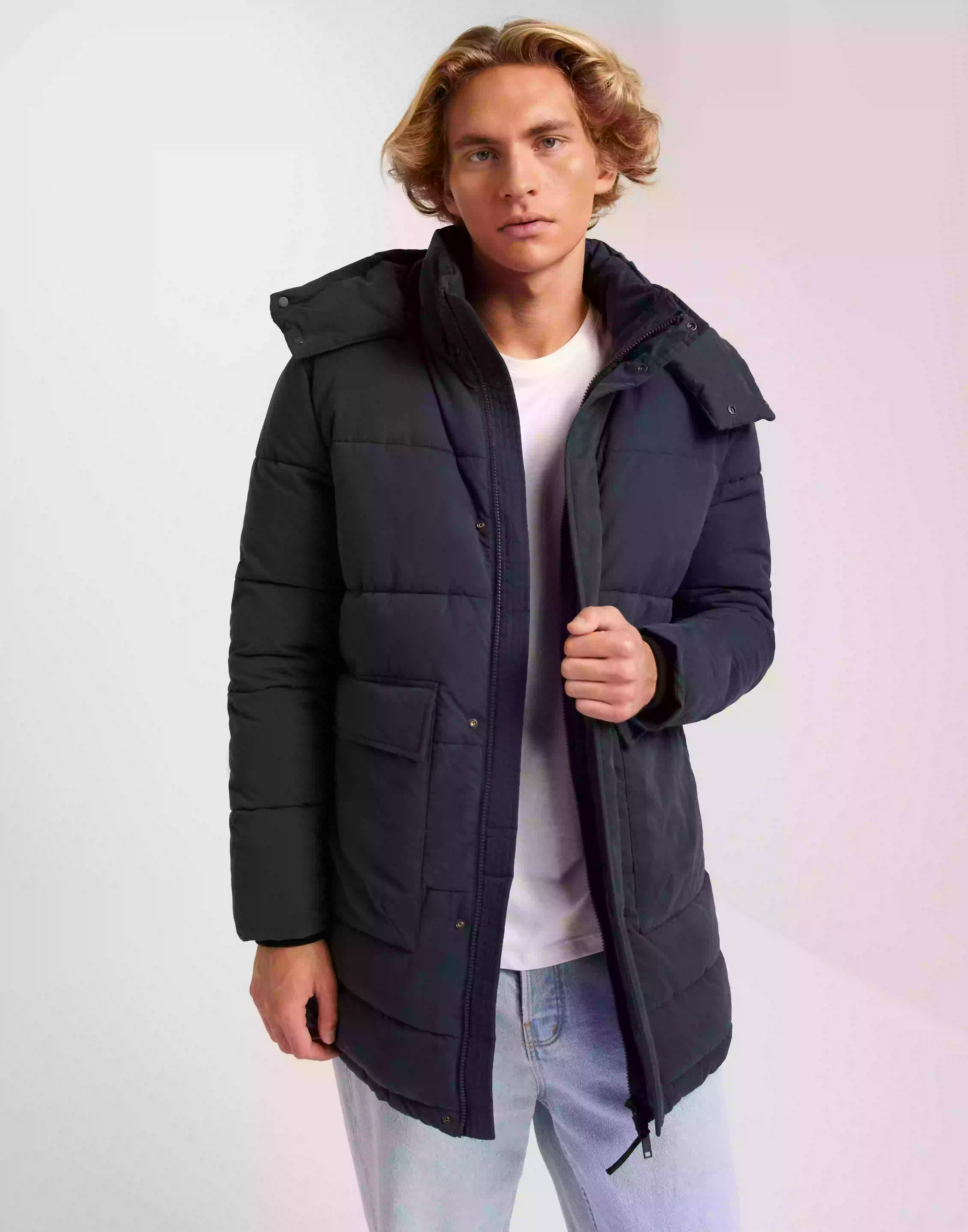 Selected Homme Slhbow Parka W Vinterjackor Sky Captain