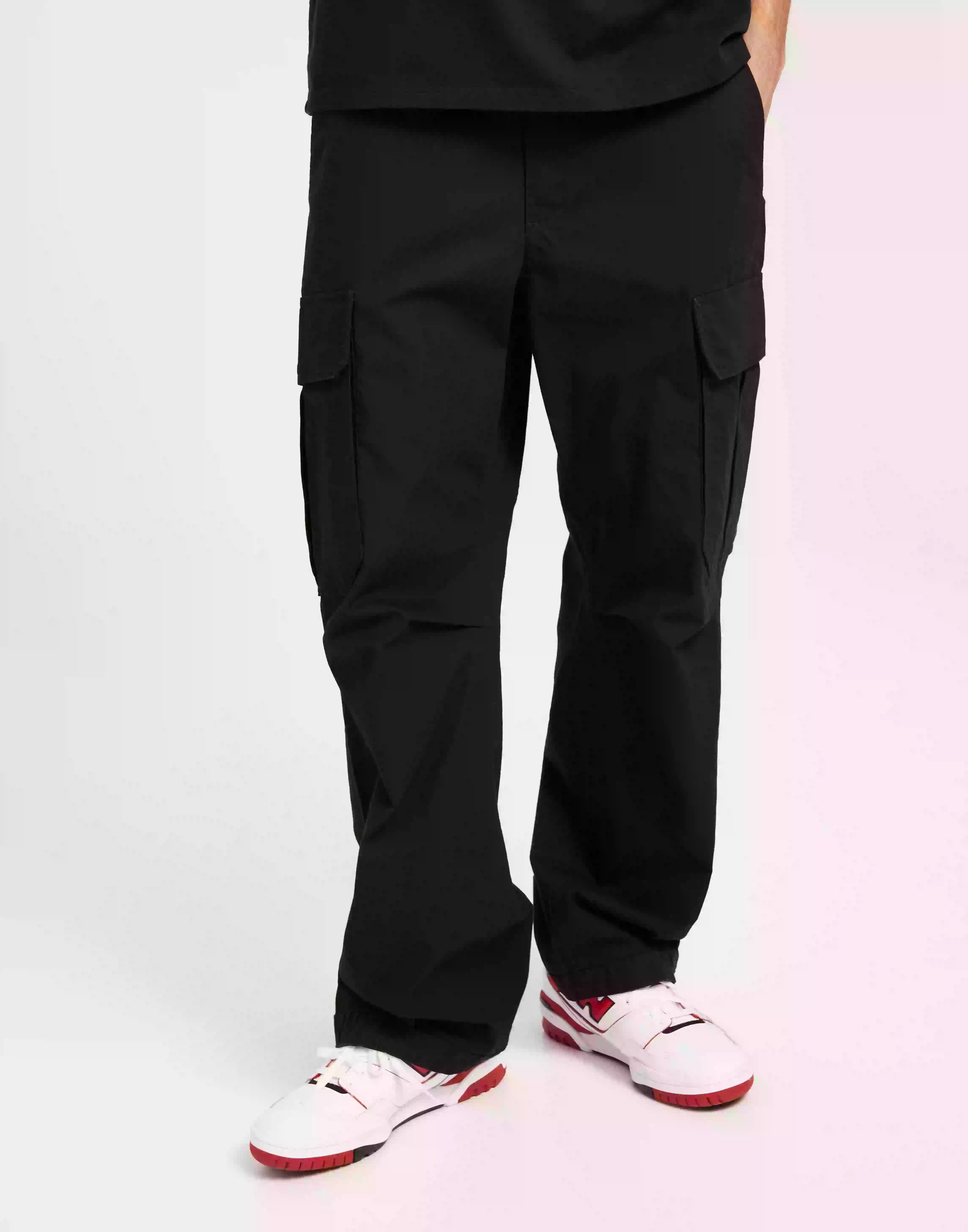 Tommy Jeans Tjm Aiden Baggy Cargo Cargobukser Black
