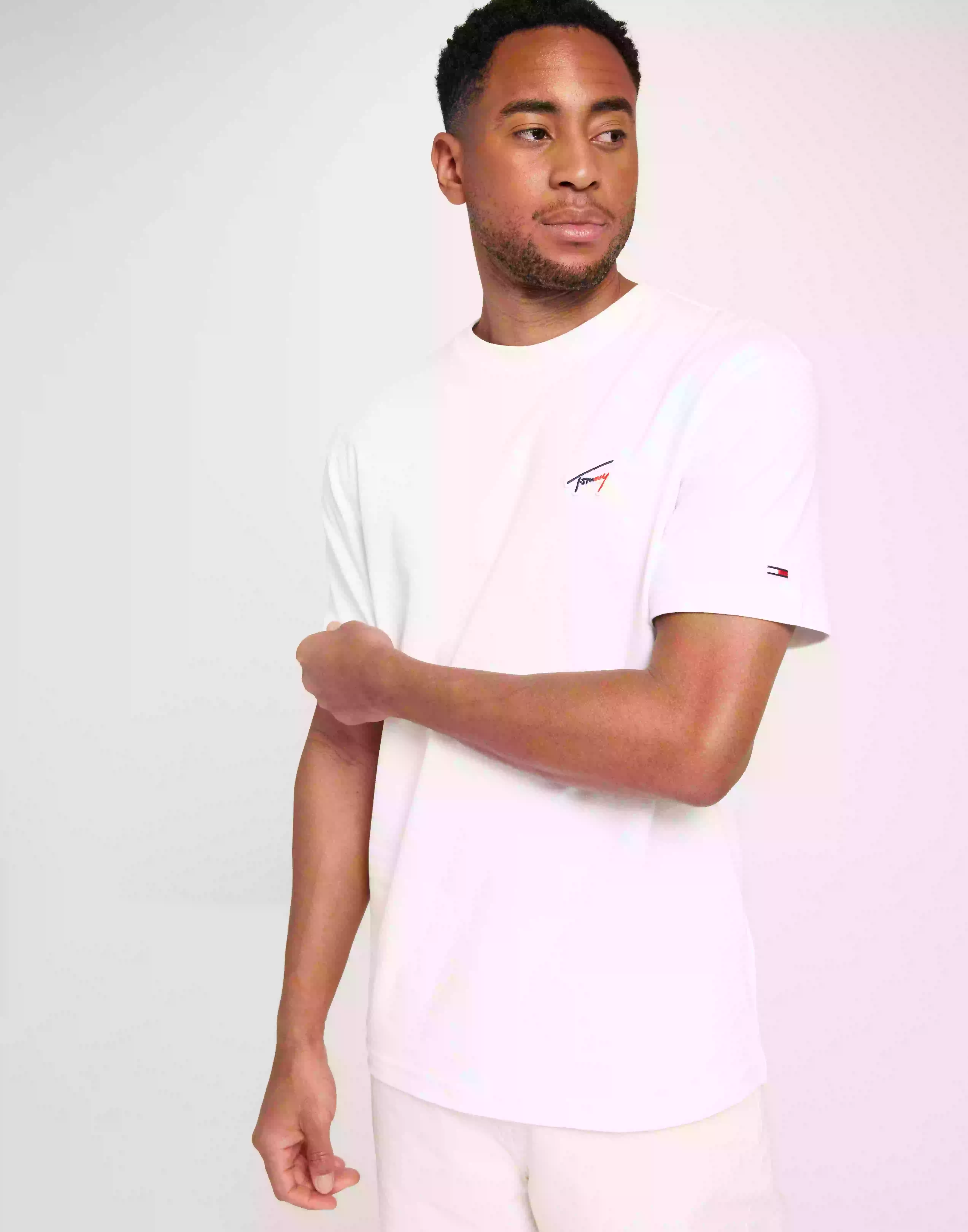 Tommy Jeans Tjm Clsc Signature Tee T-Shirts & Linnen White