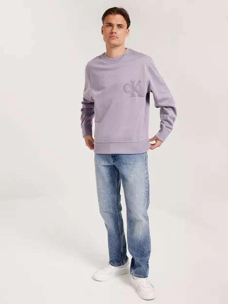 Buy Calvin Klein Jeans CK NECK CHENILLE Lavender NLYMAN Aura CREW | 