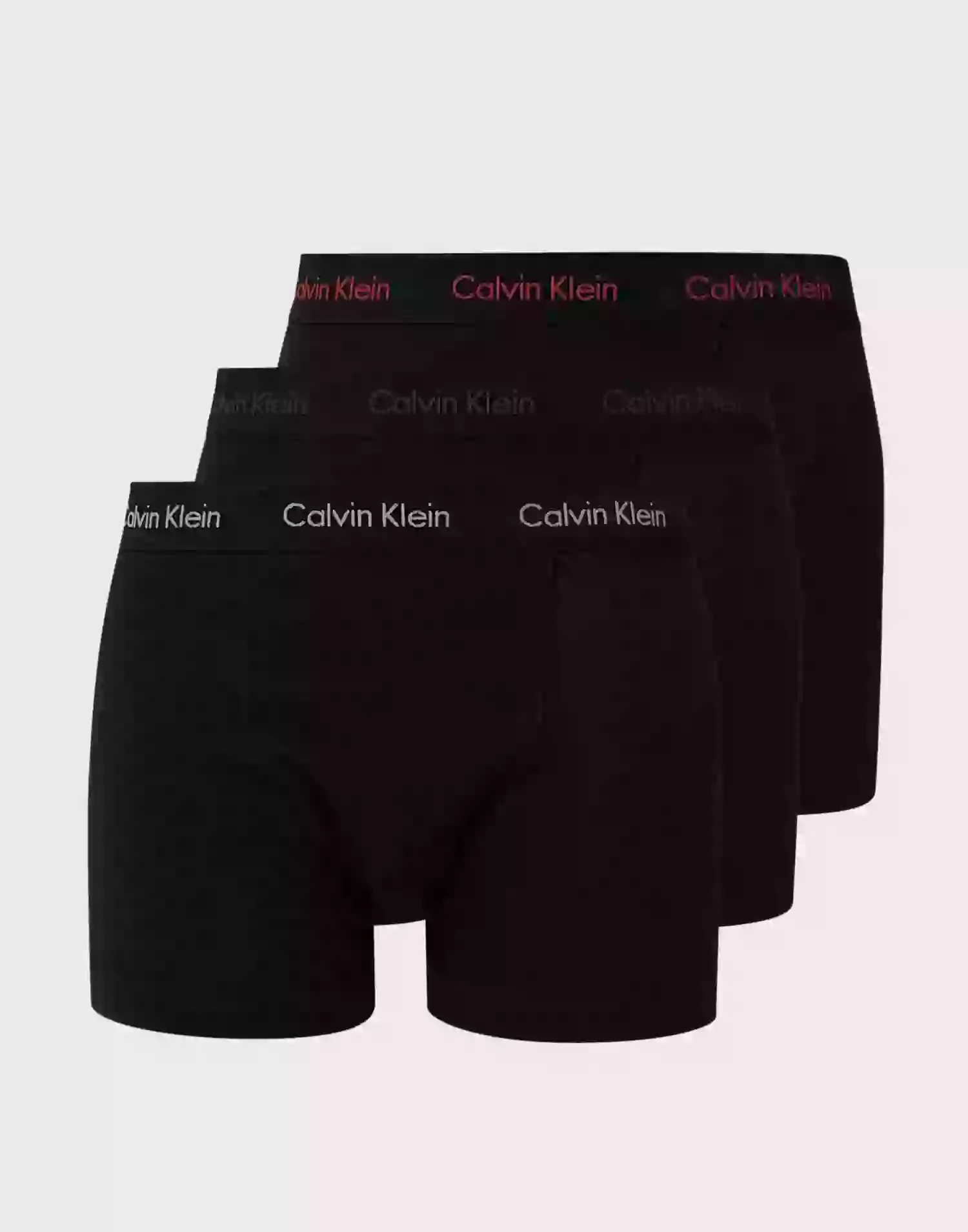 Calvin Klein Underwear Trunk 3PK Underbukser B-COOL MELON, GLXY GRY, BRN BELT LG