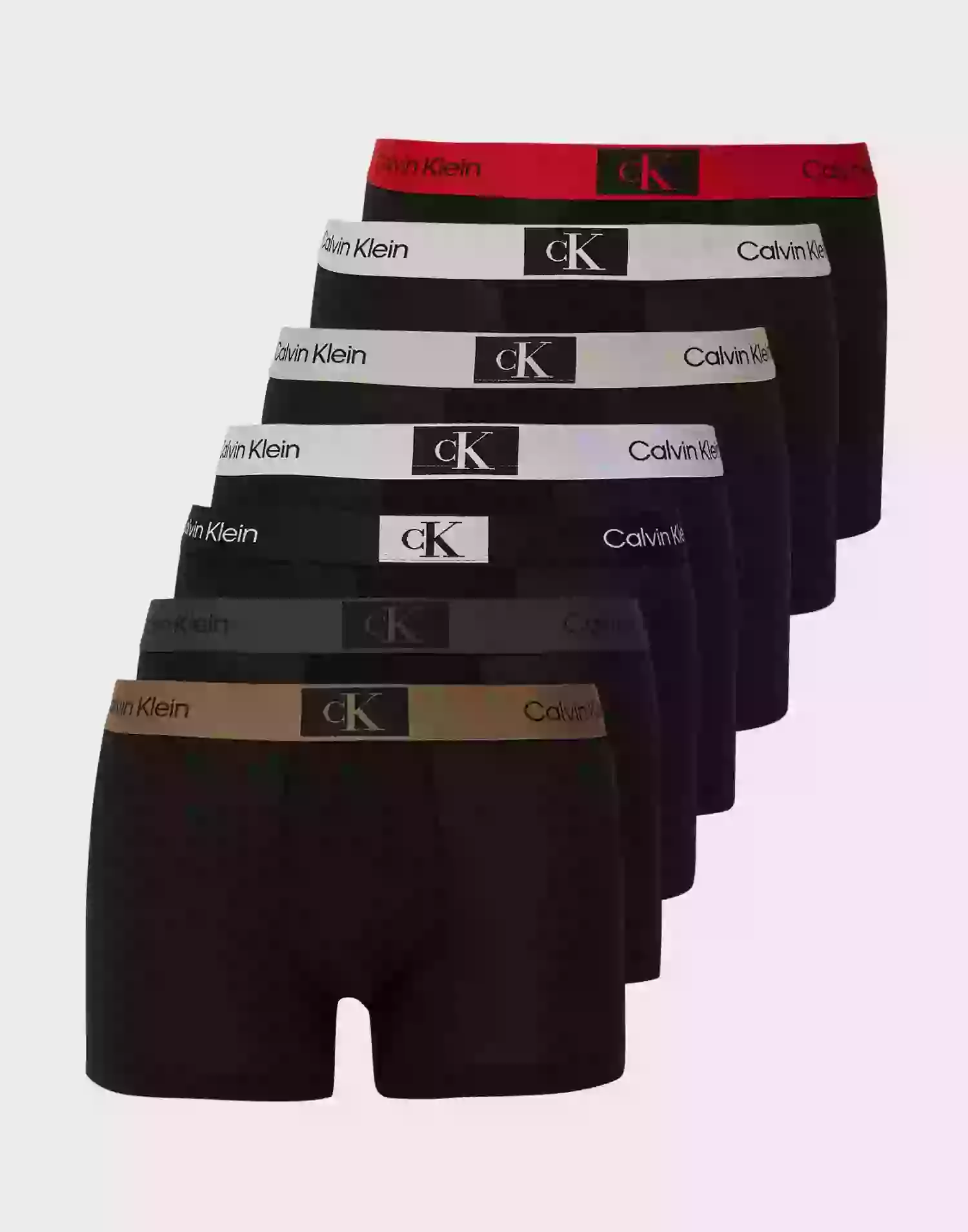 Calvin Klein Underwear Trunk 7PK Underbukser B-BK, CH HT, WH, NT GR,MSN,SN CN,HZ