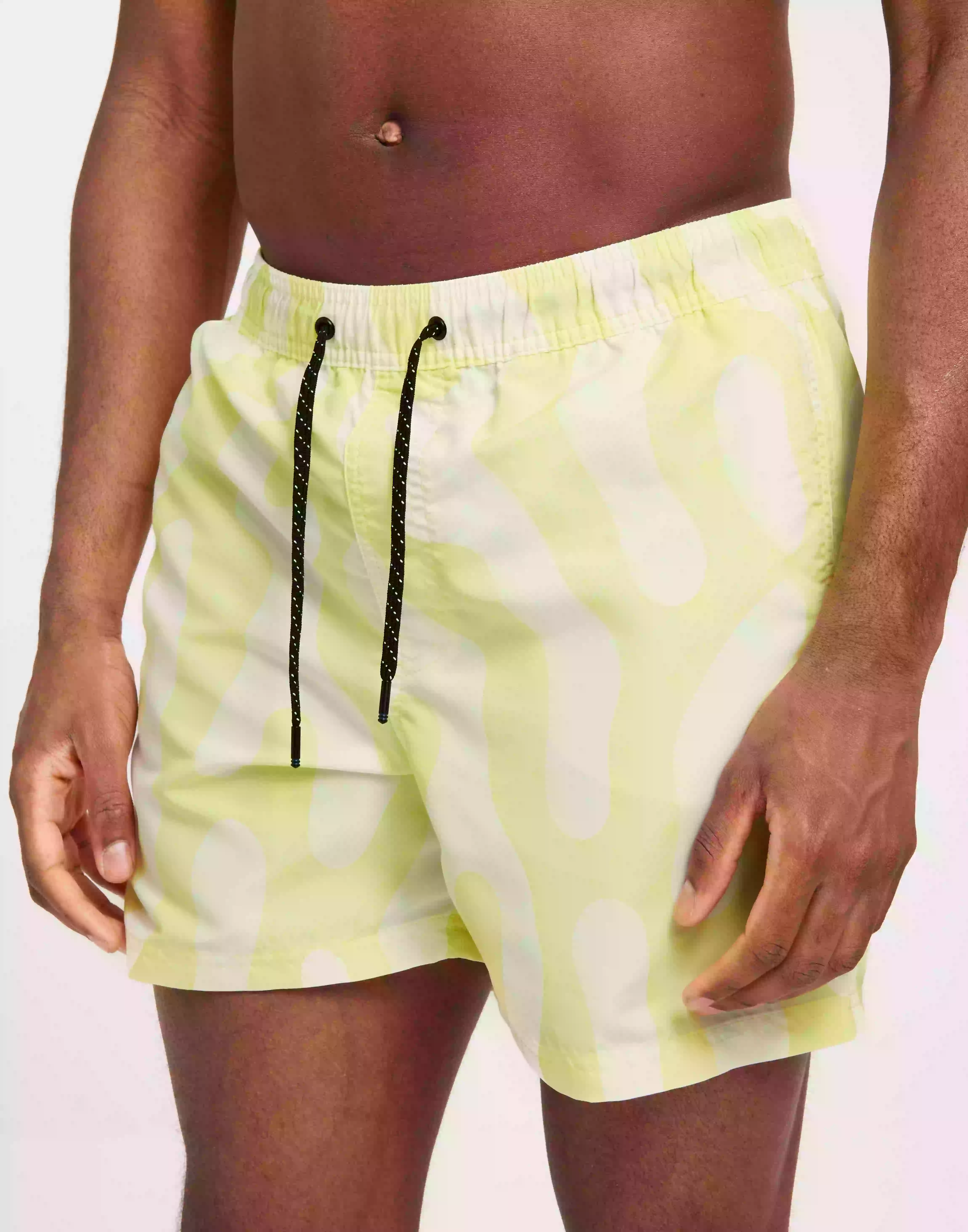 Jack & Jones Jpstfiji Jjoceanday Swim Badbyxor French Vanilla Cloud Dancer