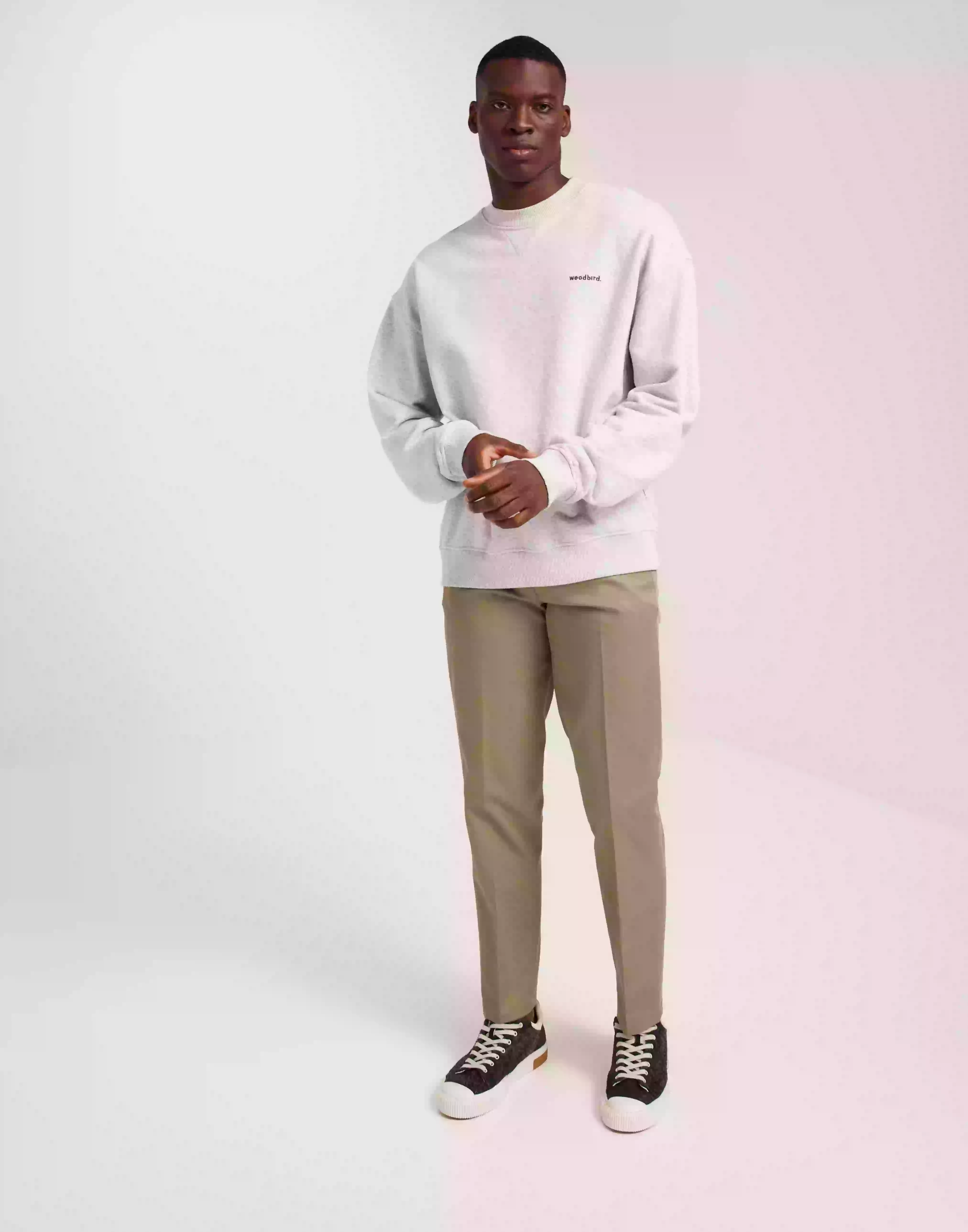 Selected Homme Slhstraight-William Twil 196 Pant W Dressbukser Greige