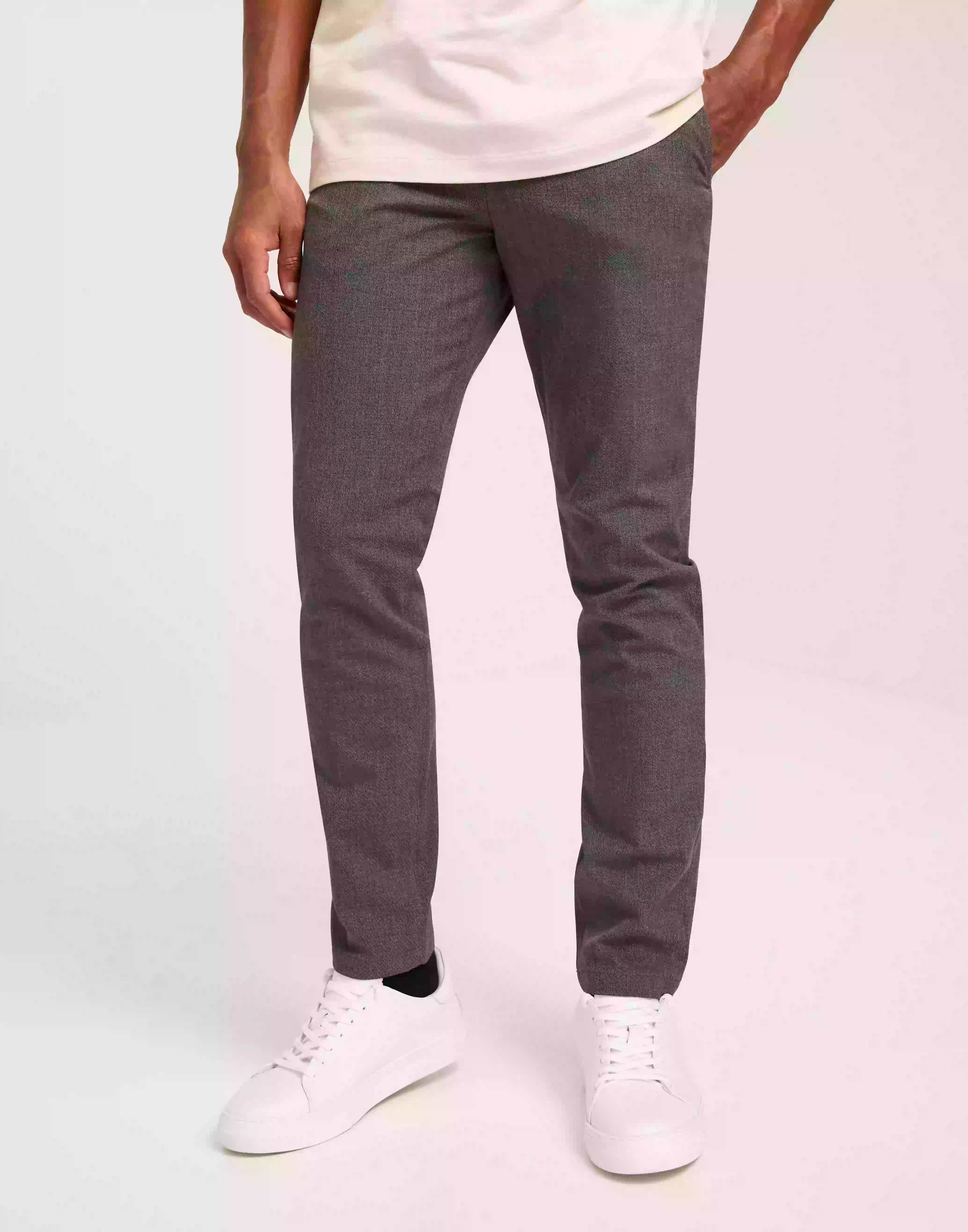 Selected Homme Slhslim-Robert Flex 175 Pants Noos Kostymbyxor Grey Melange