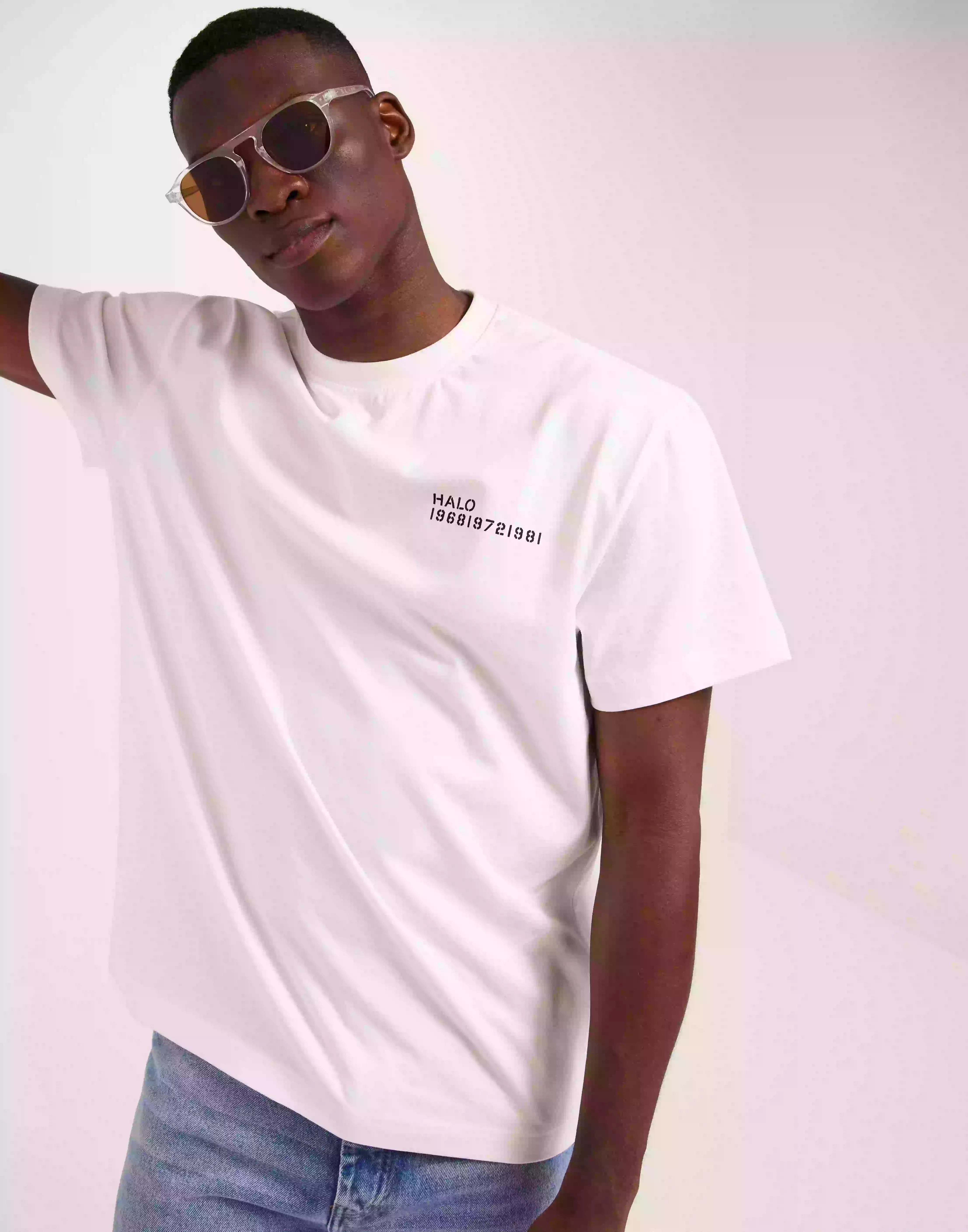 Halo Halo Cotton T-Shirt T-Shirts & Linnen White