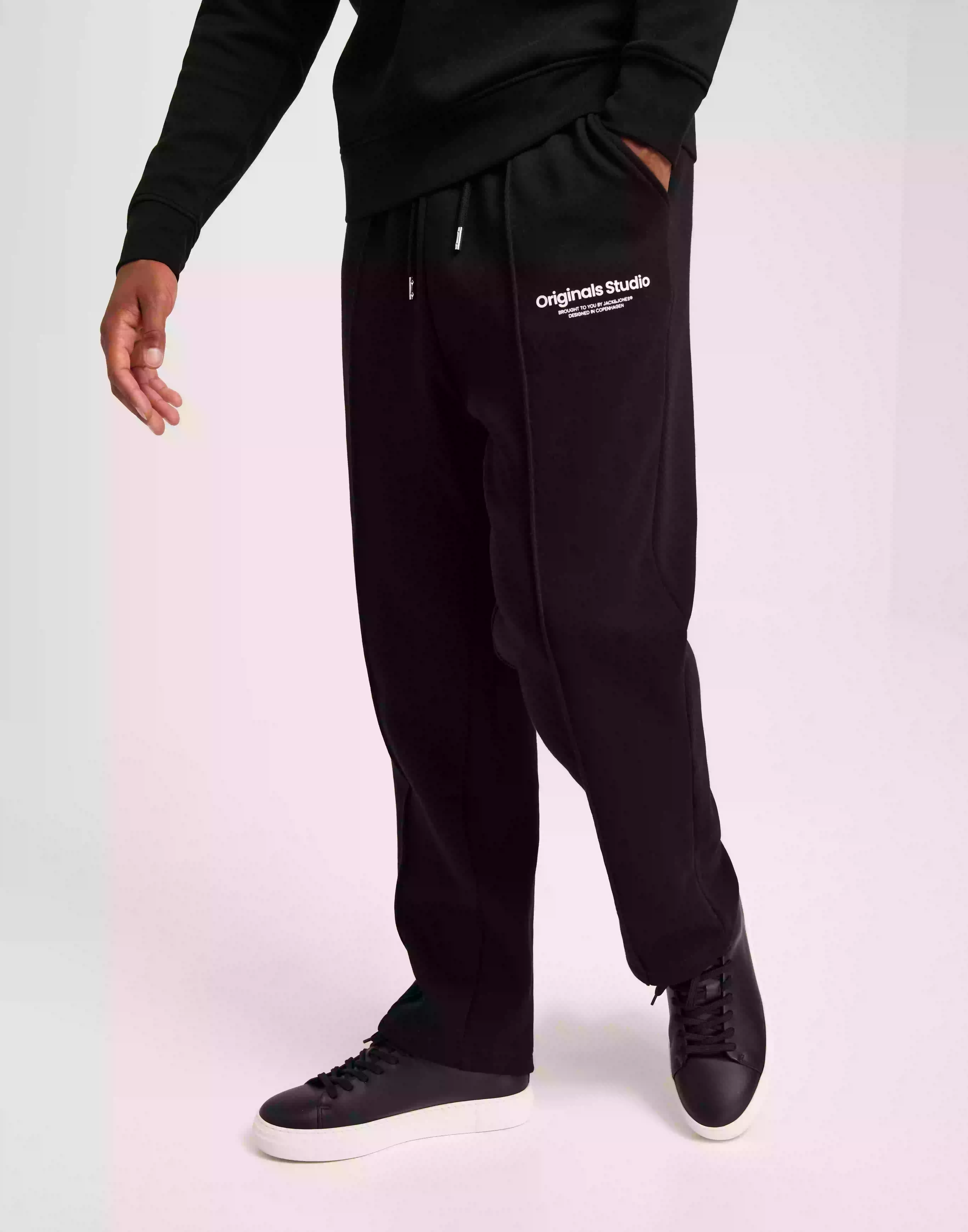 Jack & Jones Jpstkane Jjvesterbro Sweat Pants Gm Mjukisbyxor Black