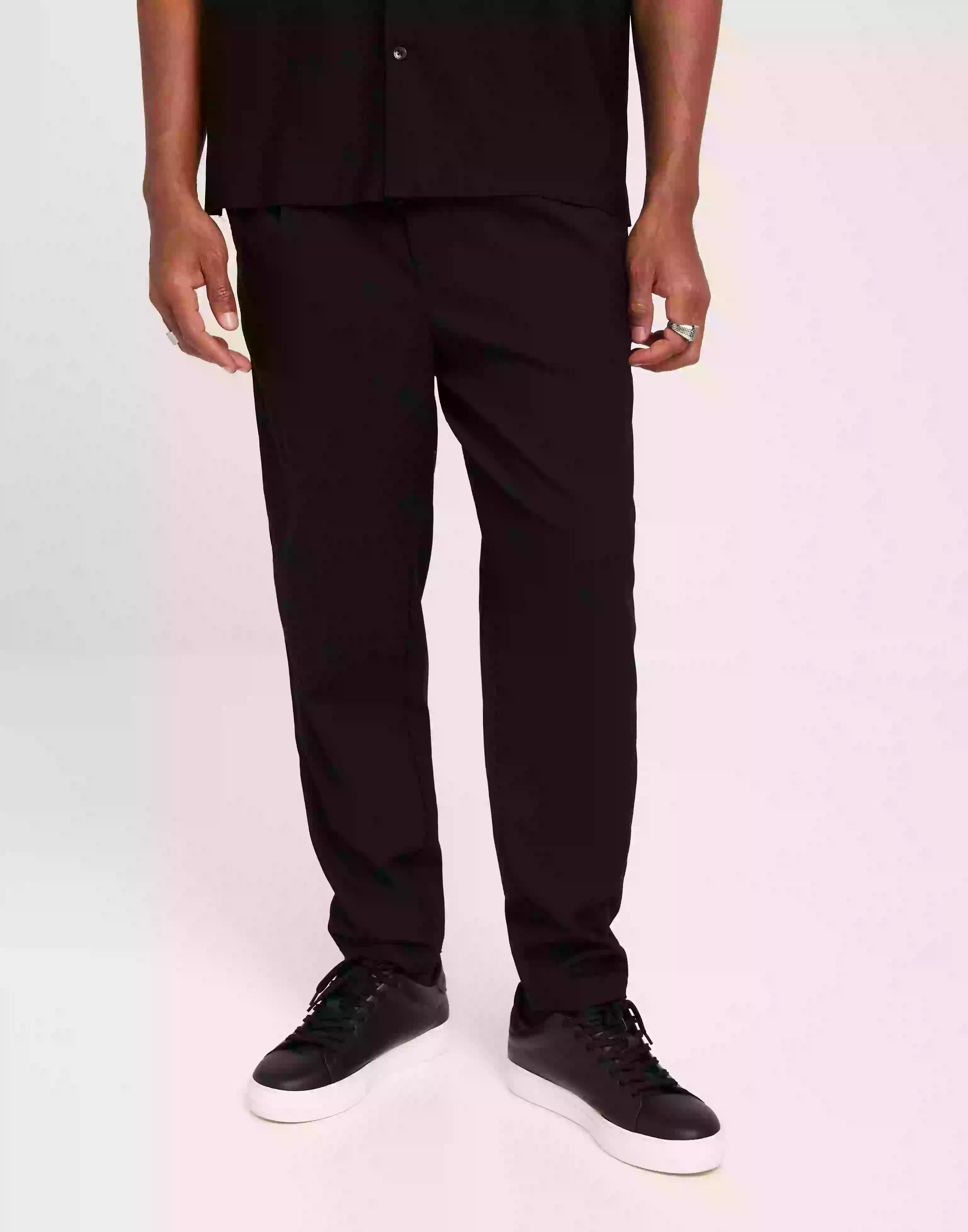 Jack & Jones Jpstkarl Jjreese Tapered Chino Dek Chinos Black