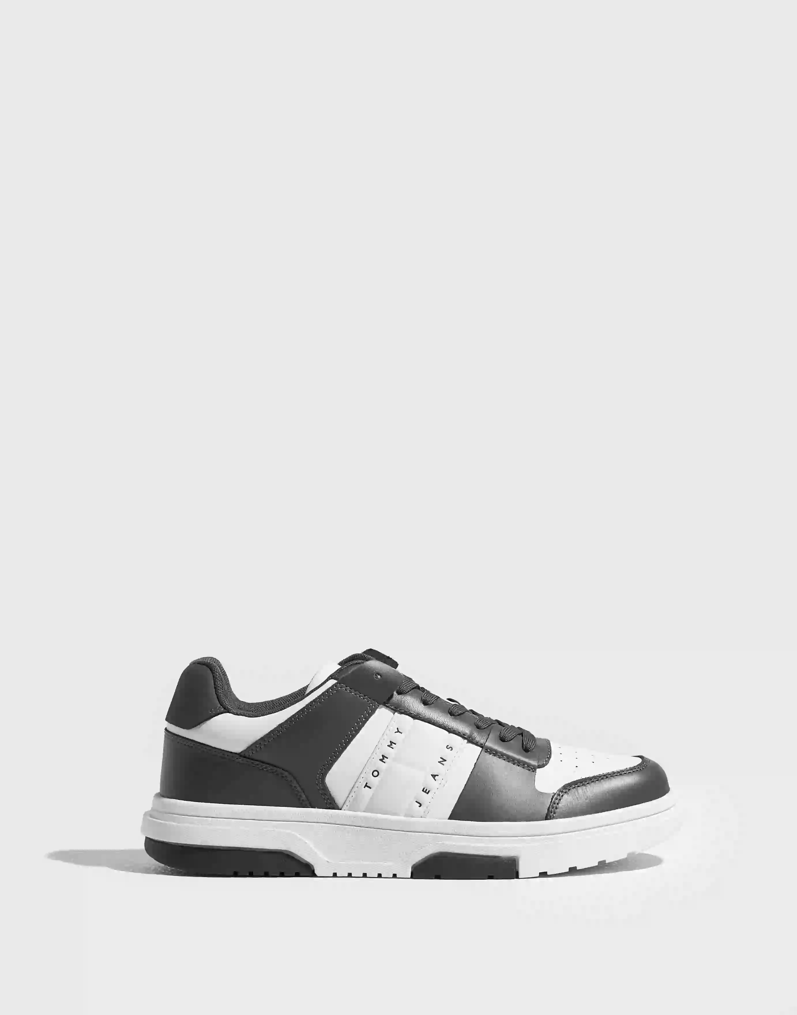 Tommy Jeans The Brooklyn Leather Chunky sneakers Pewter Green/ Ecru