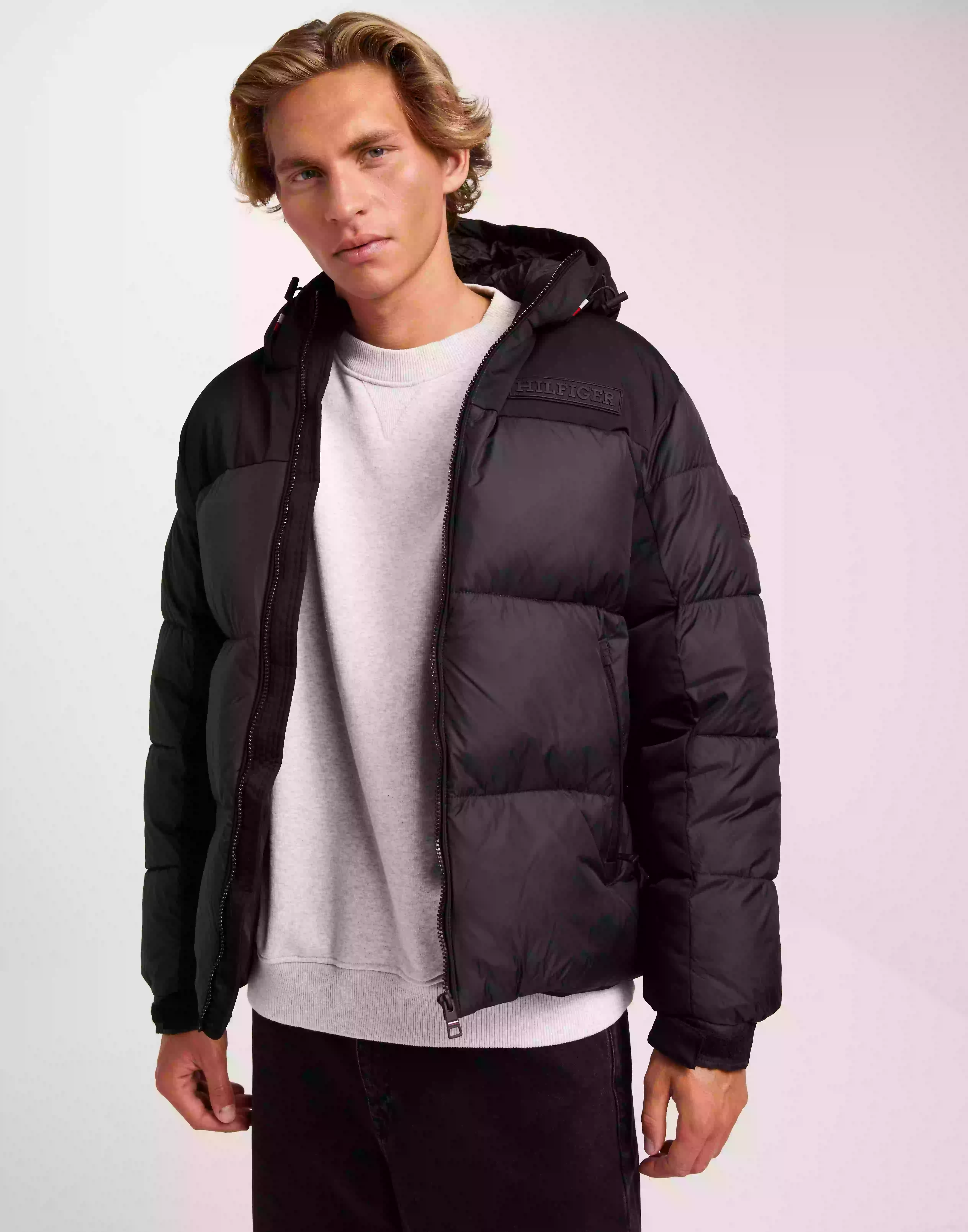 Tommy Hilfiger New York Hooded Jacket Puffer jackets Black
