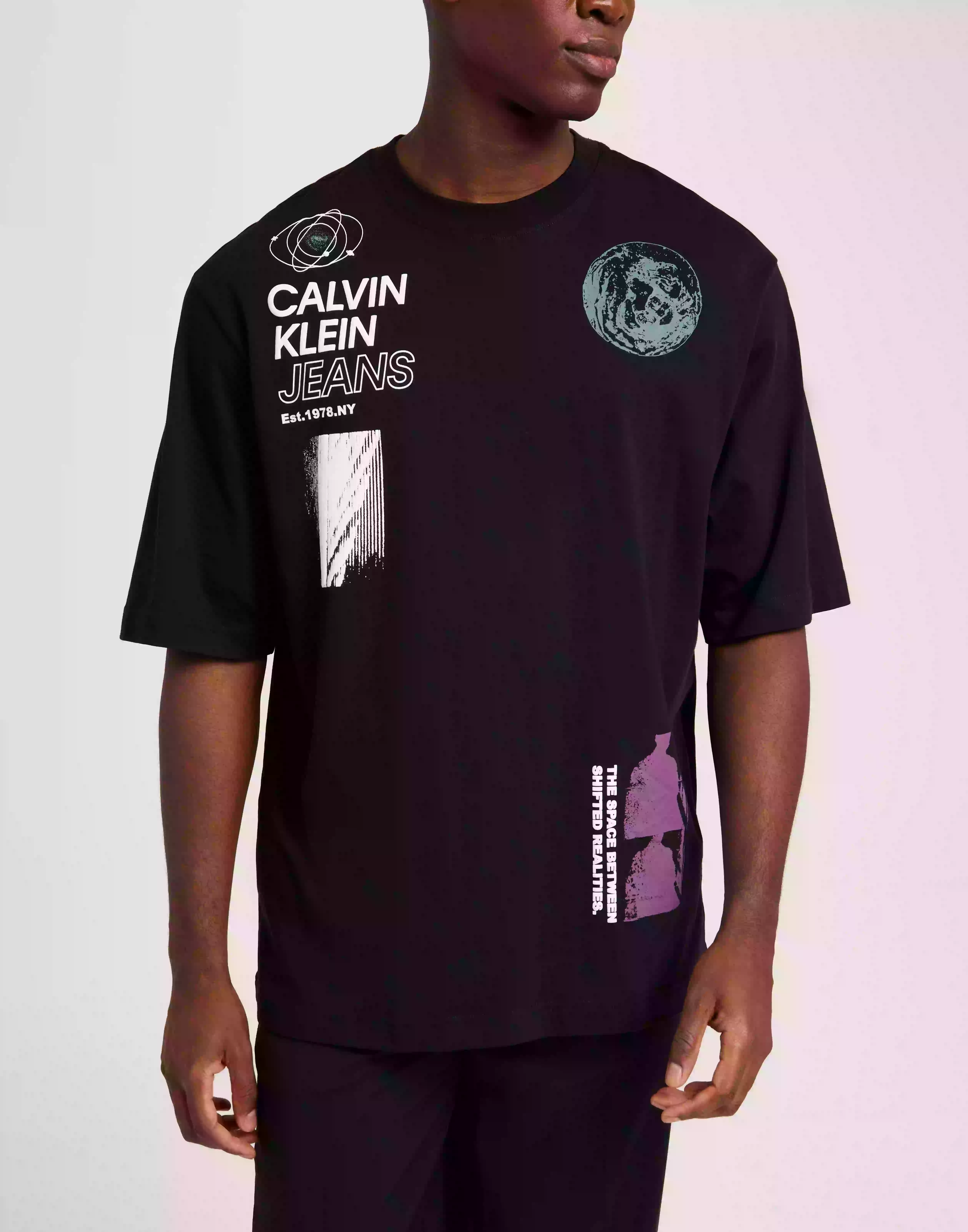 Calvin Klein Jeans Future Fade Multi Graphic Tee Kortärmade t-shirts Ck Black