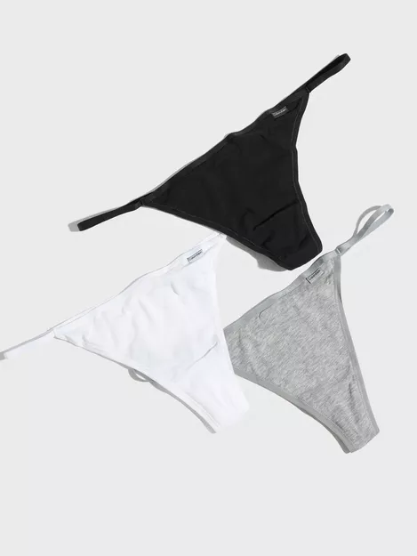 Buy Calvin Klein Underwear STRING THONG 3PK - BLACK/WHITE/GREY
