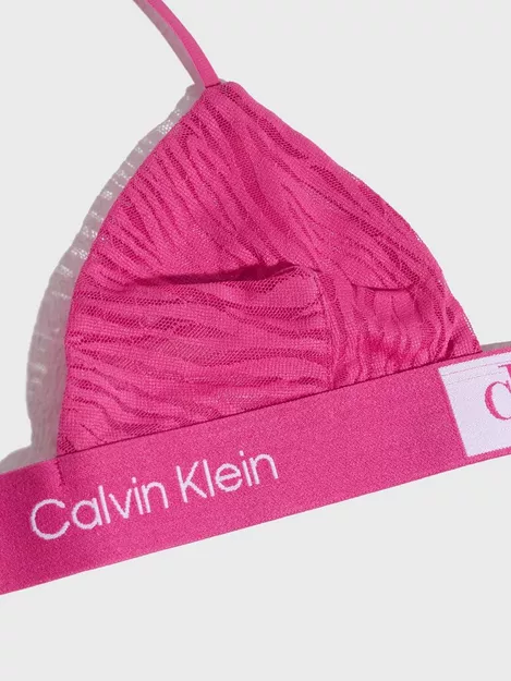 Calvin Klein Women Modern Cotton Lift Triangle Bra Bright Magenta