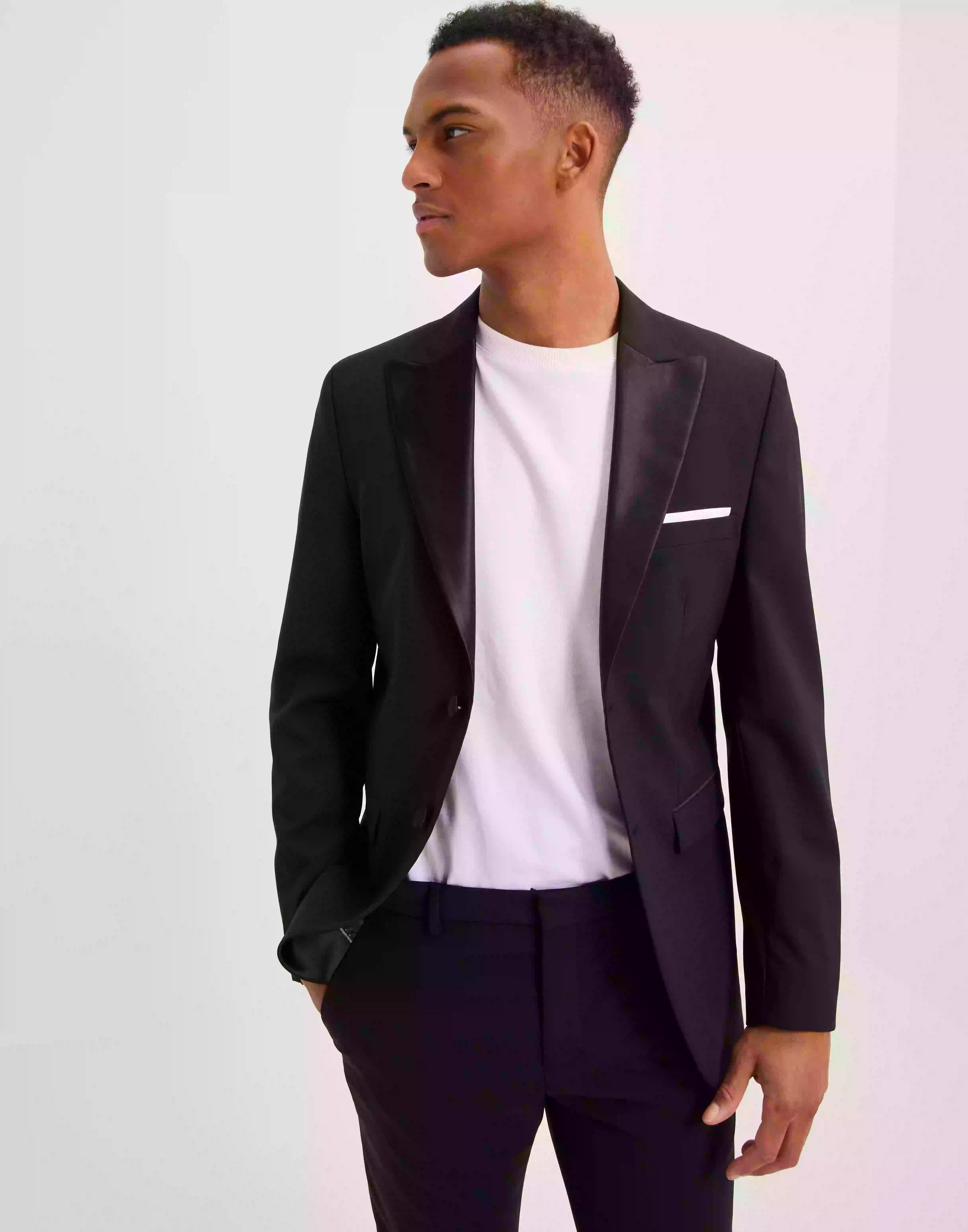 Selected Homme Slhslim-Elon Tux Blz Adv B Kavajer Black