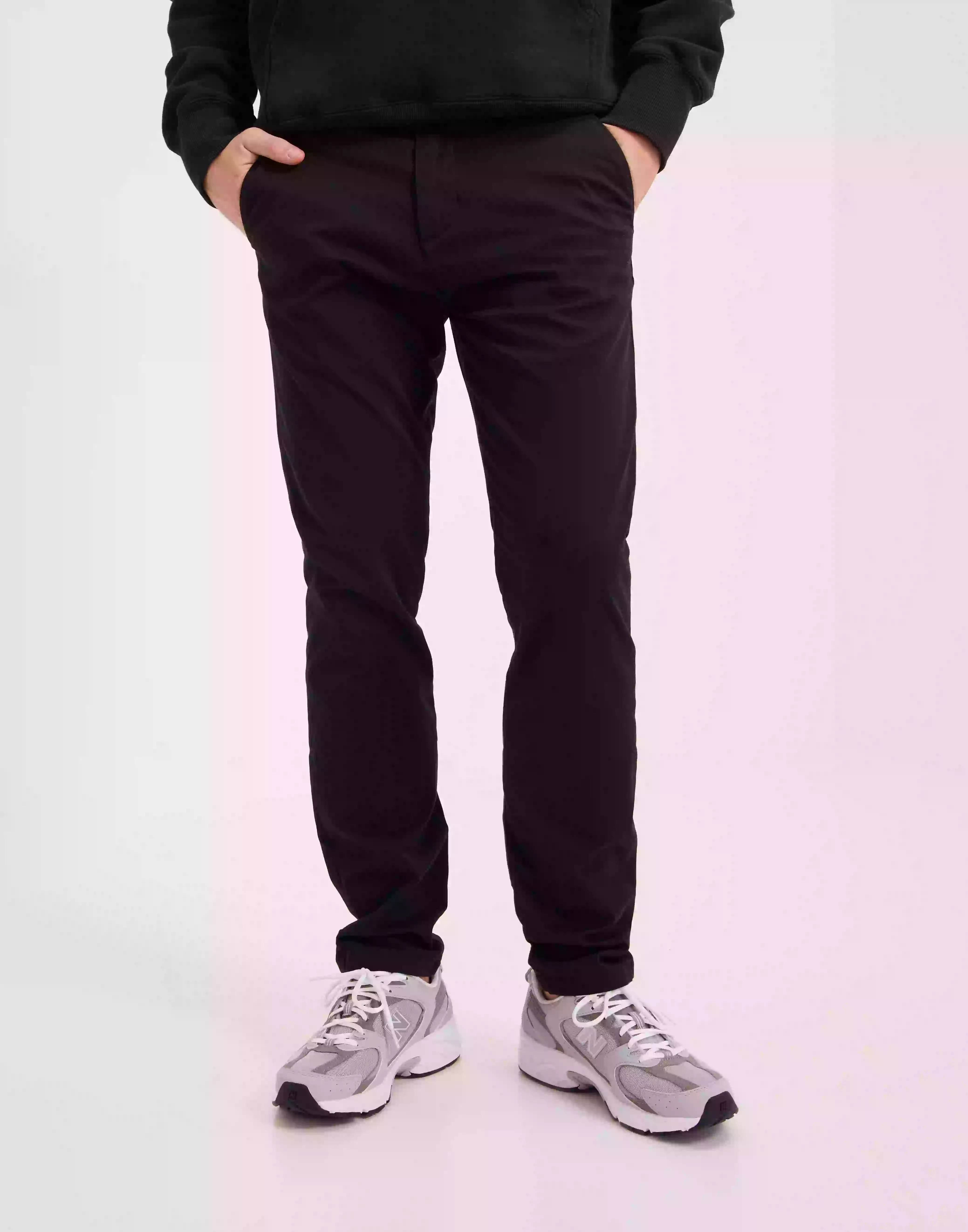 Selected Homme SLH175-Slim New Miles Flex Pant Noo Chinos Black