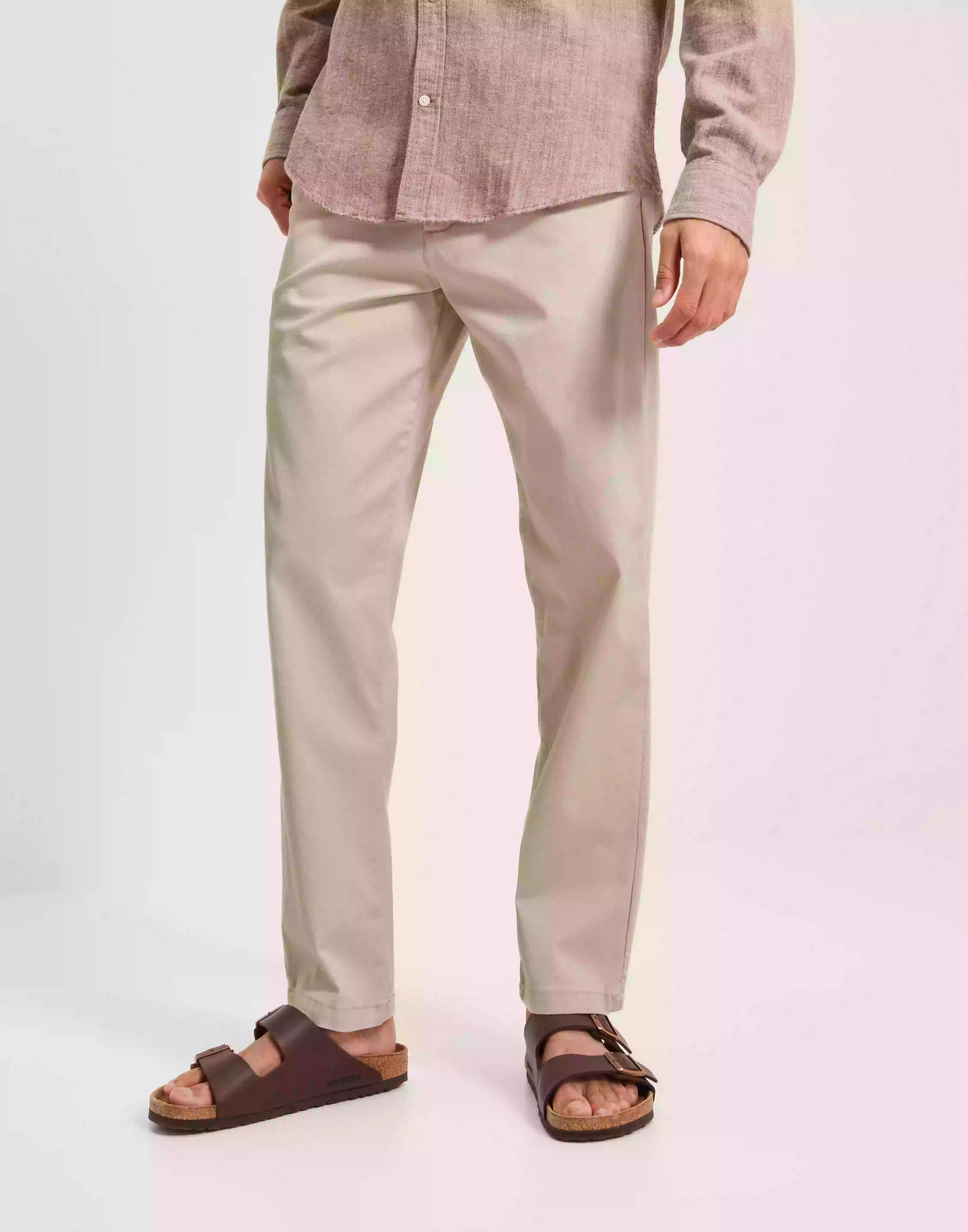 Selected Homme SLH196-Straight-New Miles Flex Pant Chinos Moonstruck