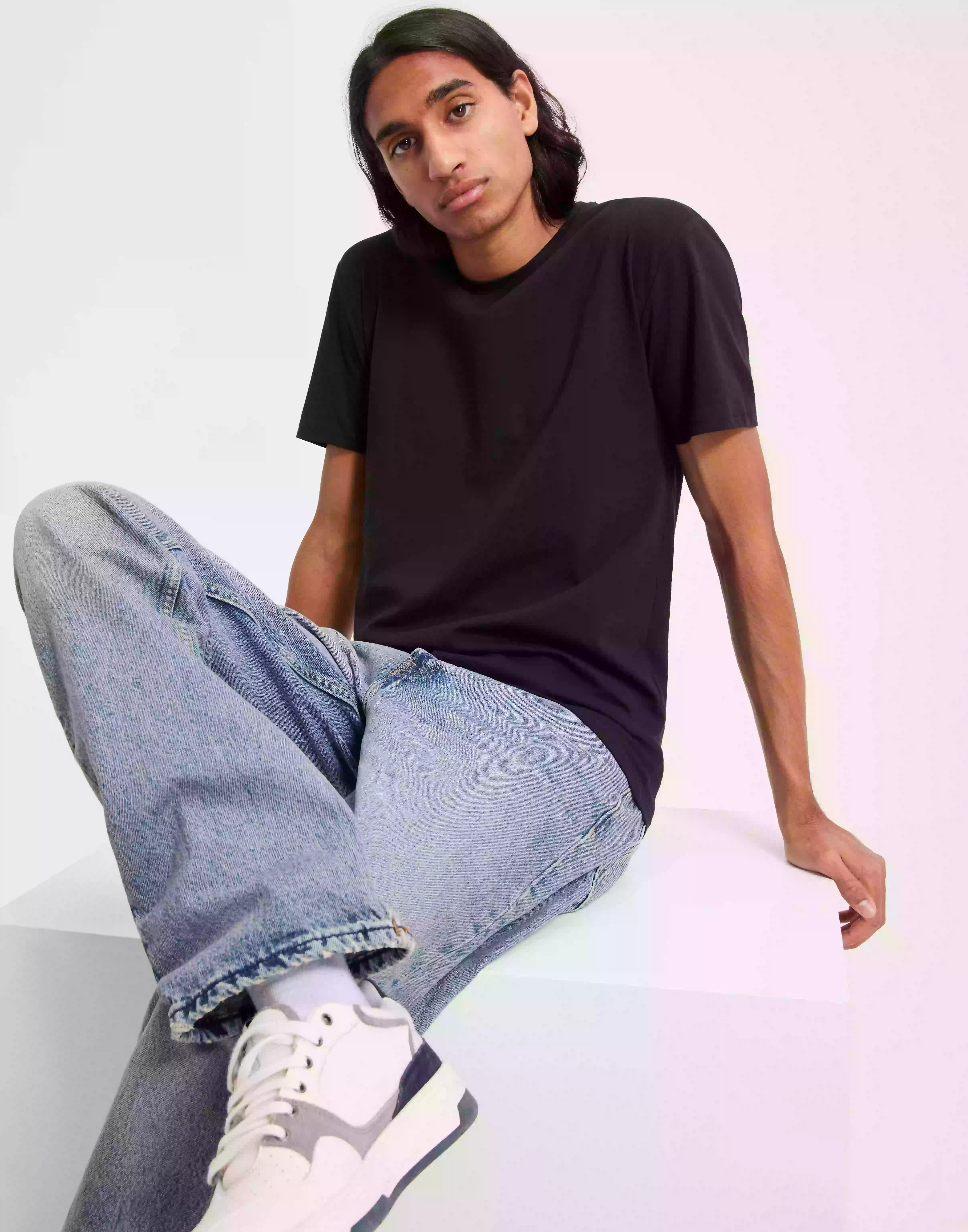 Selected Homme Slhael Ss O-Neck Tee Noos T-Shirts & Linnen Black