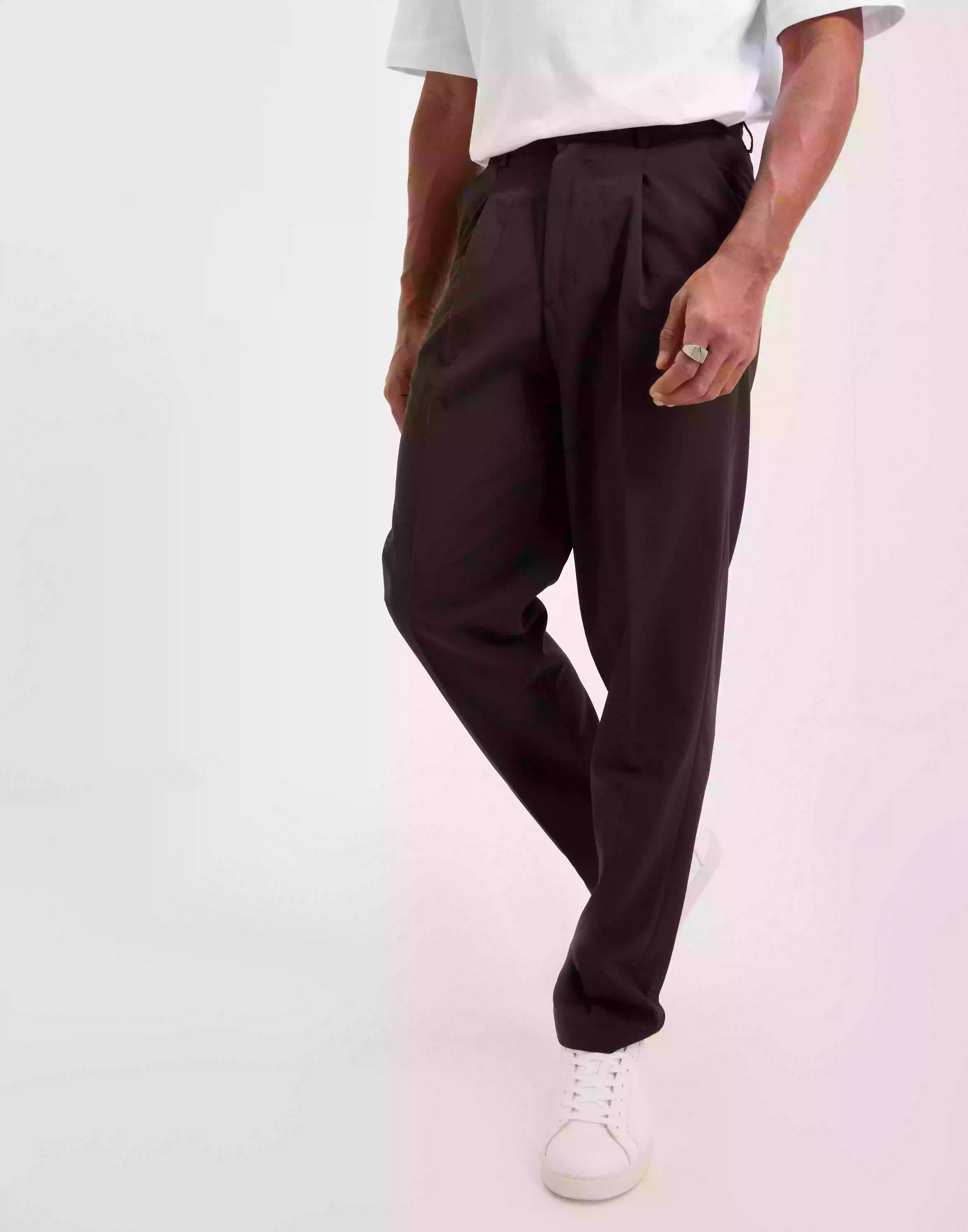 Jack & Jones Jpstbill Jjtheo Soul Hw Hik Byxor Seal Brown
