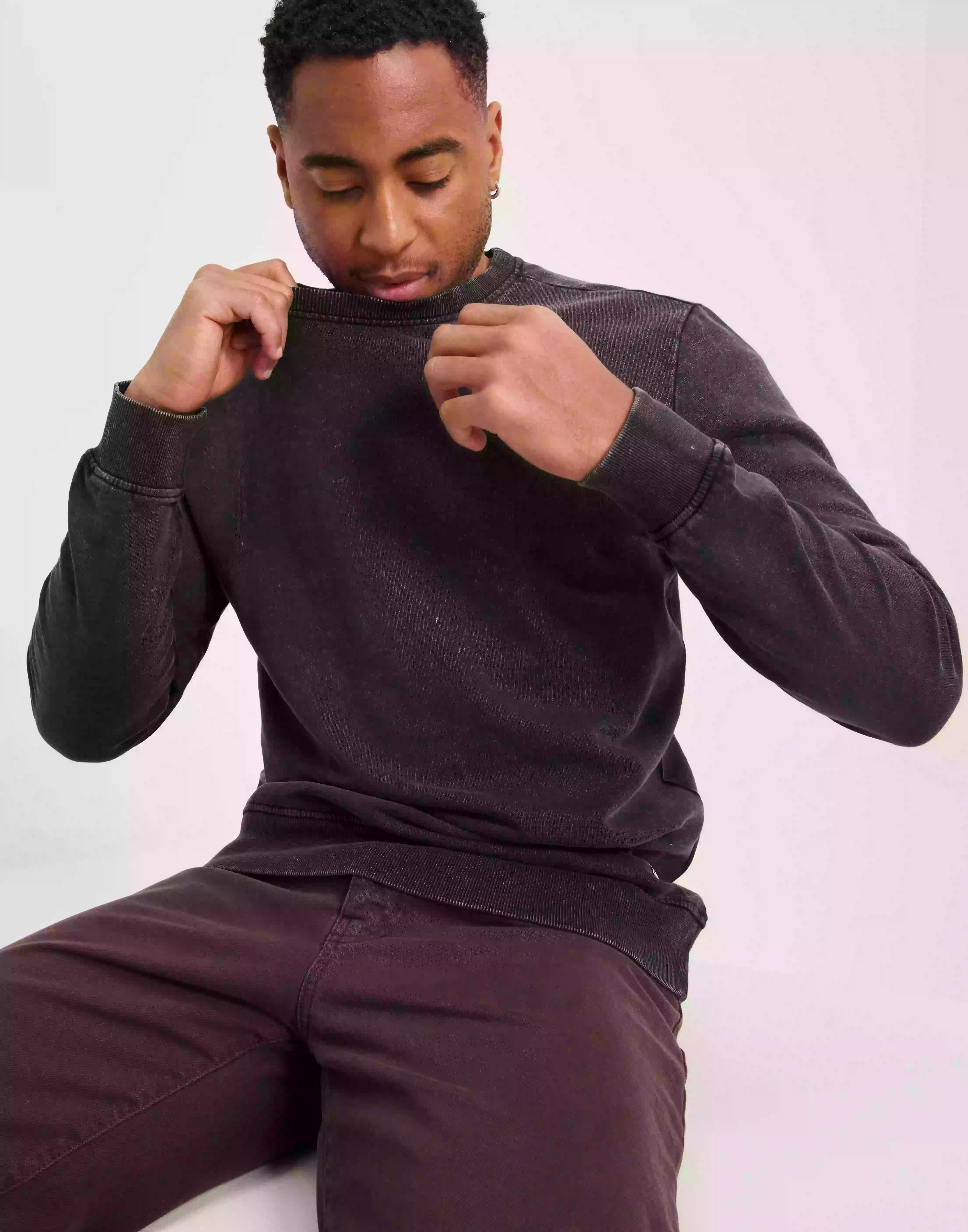 Only & Sons Onsron Reg Crewneck Sweat Bf Sweatshirts Black