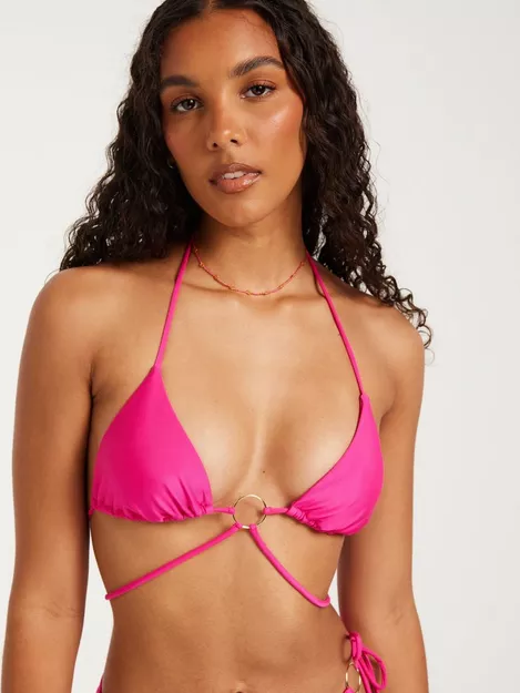 Buy Nelly Twisted Push Up Bikini Bra - Neon Pink