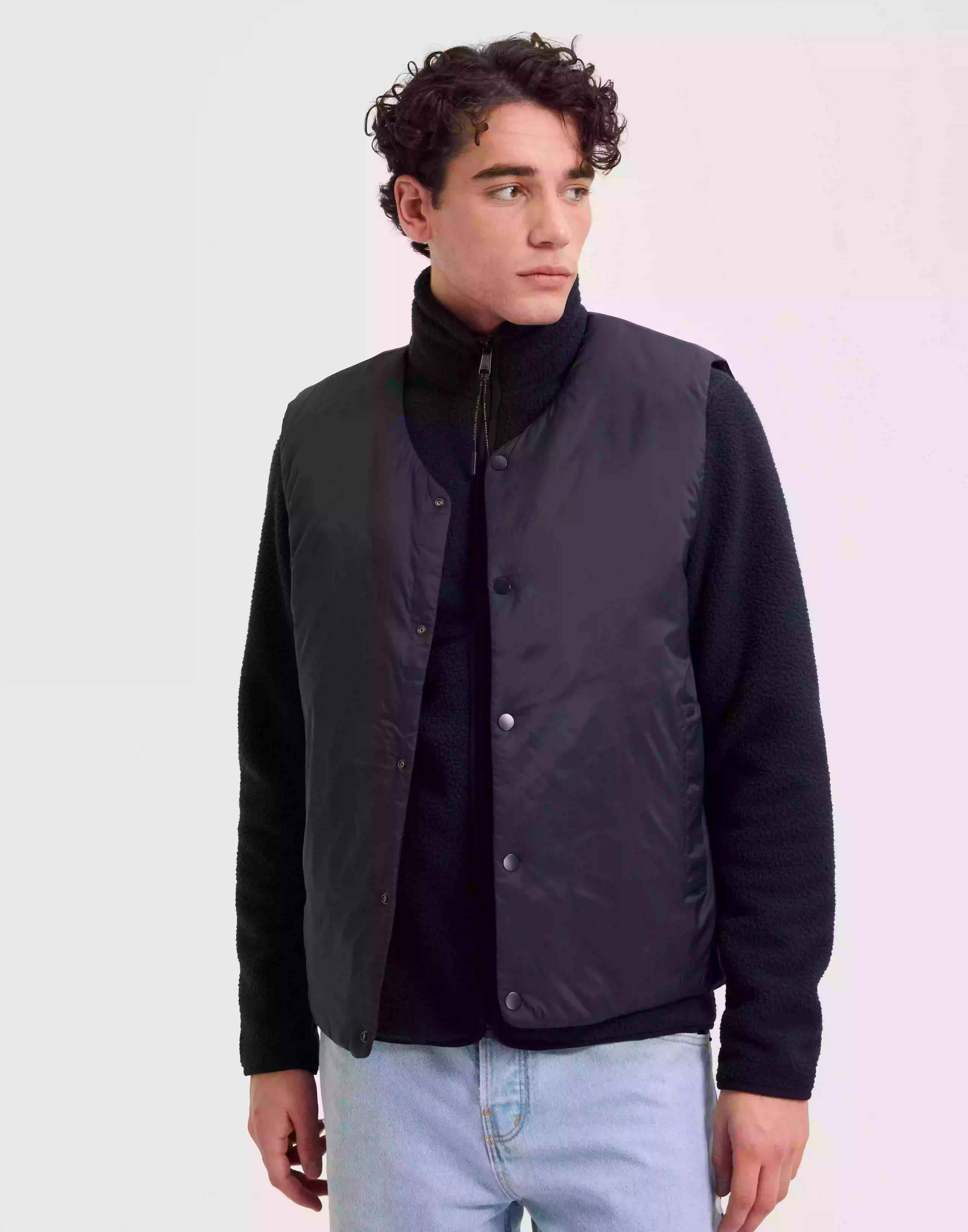 Selected Homme Slhtaka Padded Vest W Västar Sky Captain