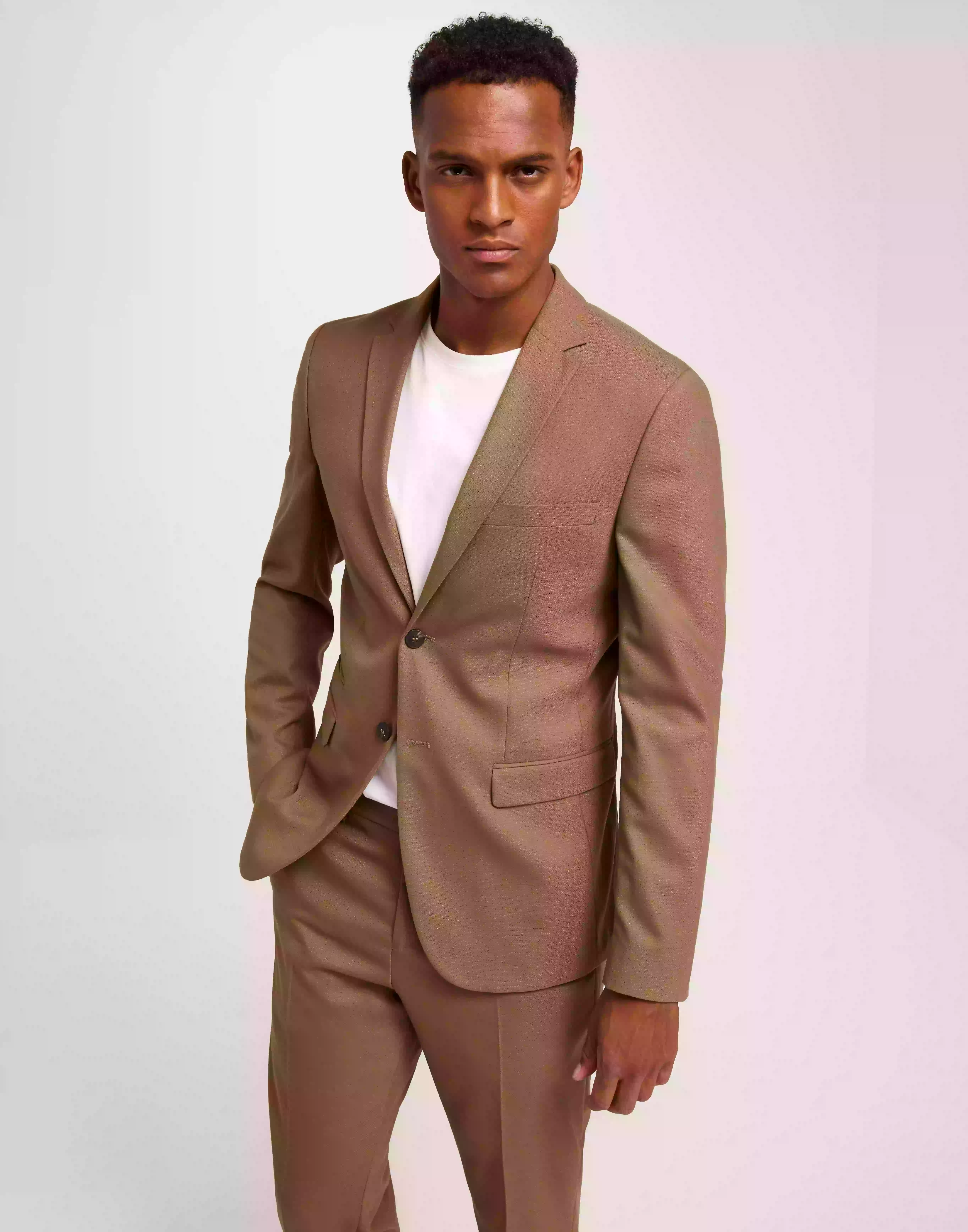 Selected Homme Slhslim-Neil Blz B Noos Kavajer Camel