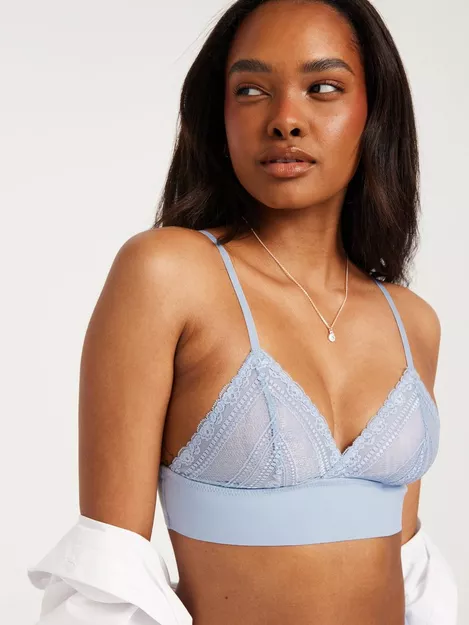 Buy Only ONLLAURA LACE BRA TOP - Cashmere Blue