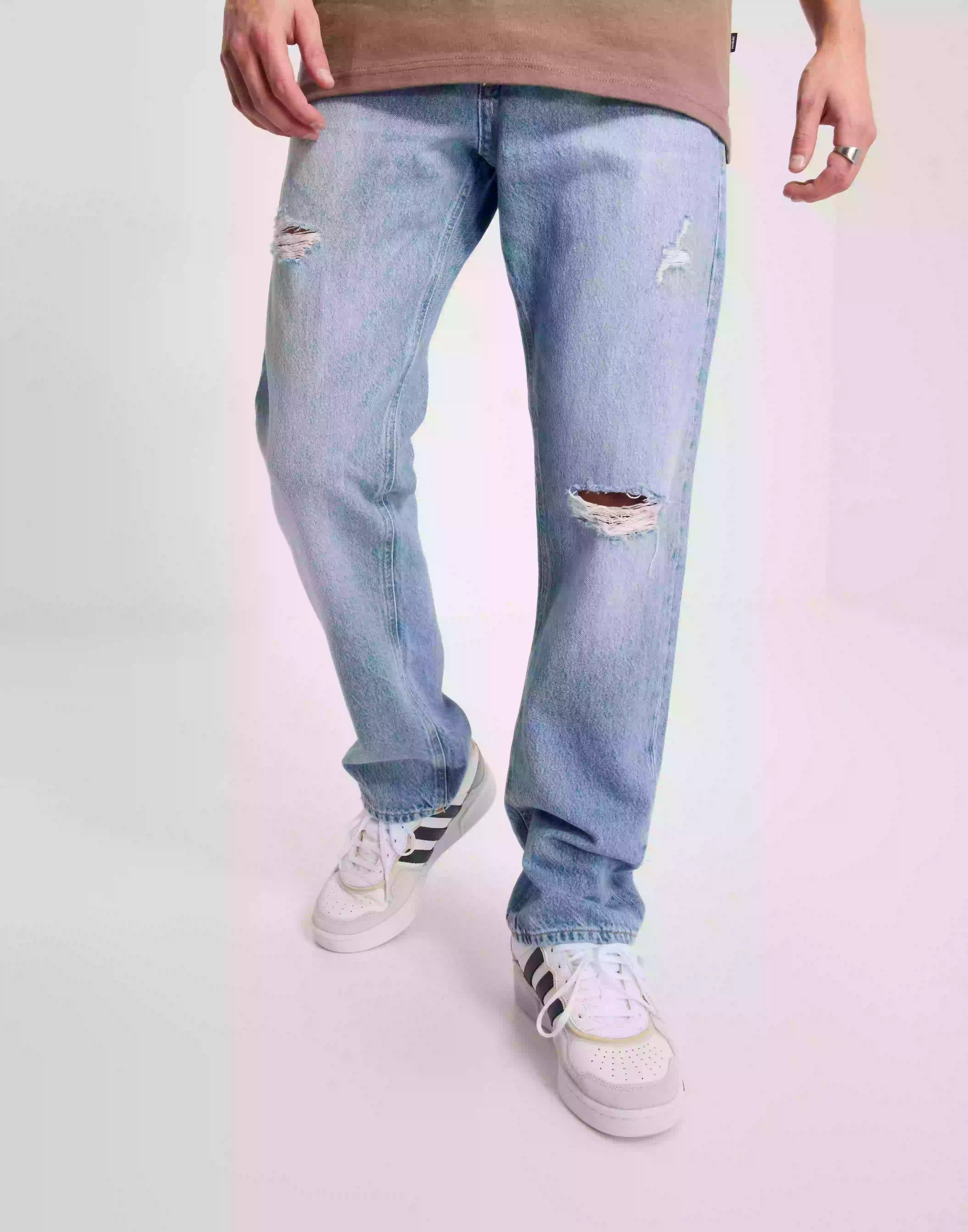 Jack & Jones Jjichris Jjoriginal Sbd 120 Pcw Sn Straight jeans Blue Denim