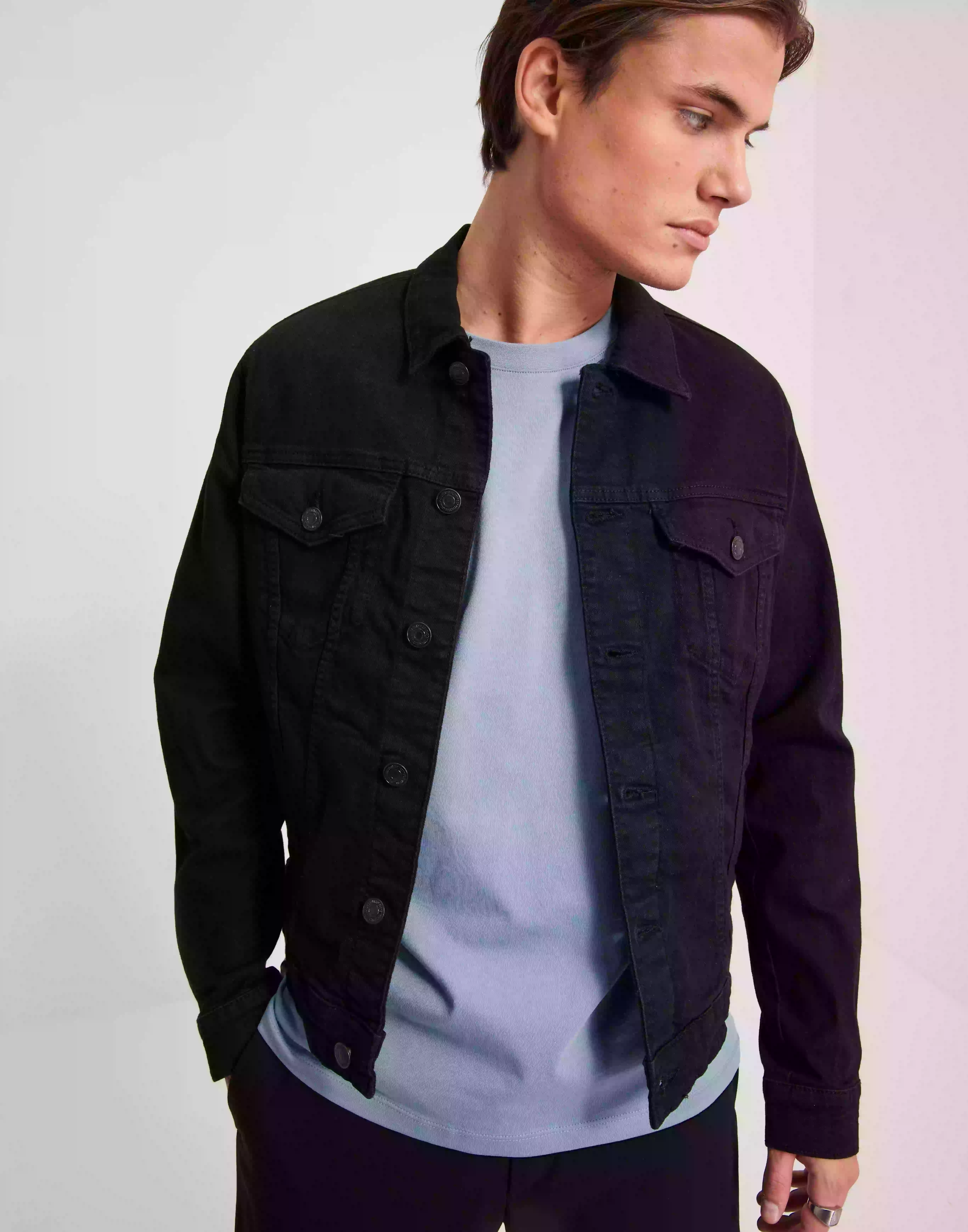 Only & Sons Onscoin Black 4332 Jacket Noos Jeansjackor Black Denim