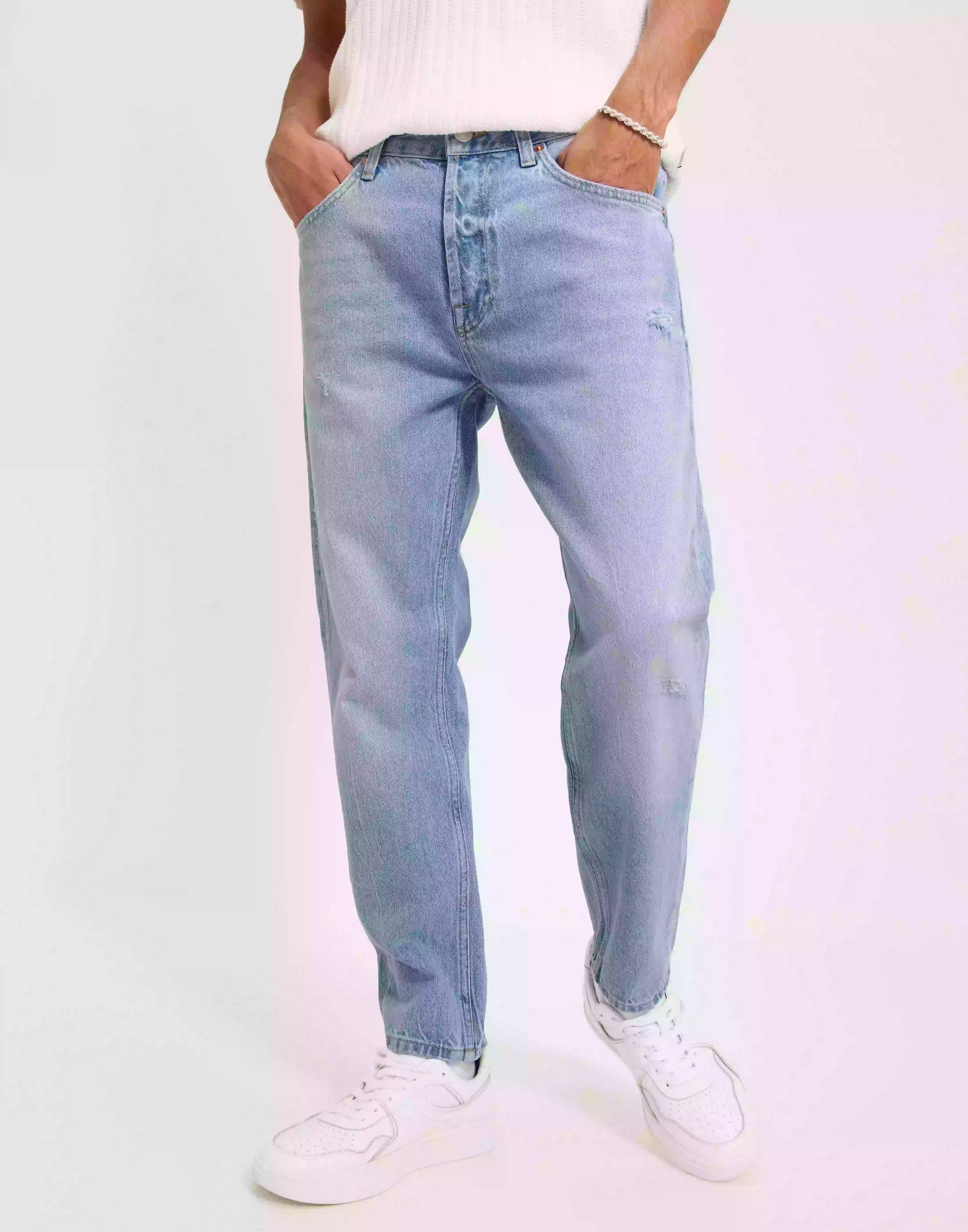 Only & Sons Onsavi Crop L. Blue 4858 Jeans Jeans Light Blue Denim
