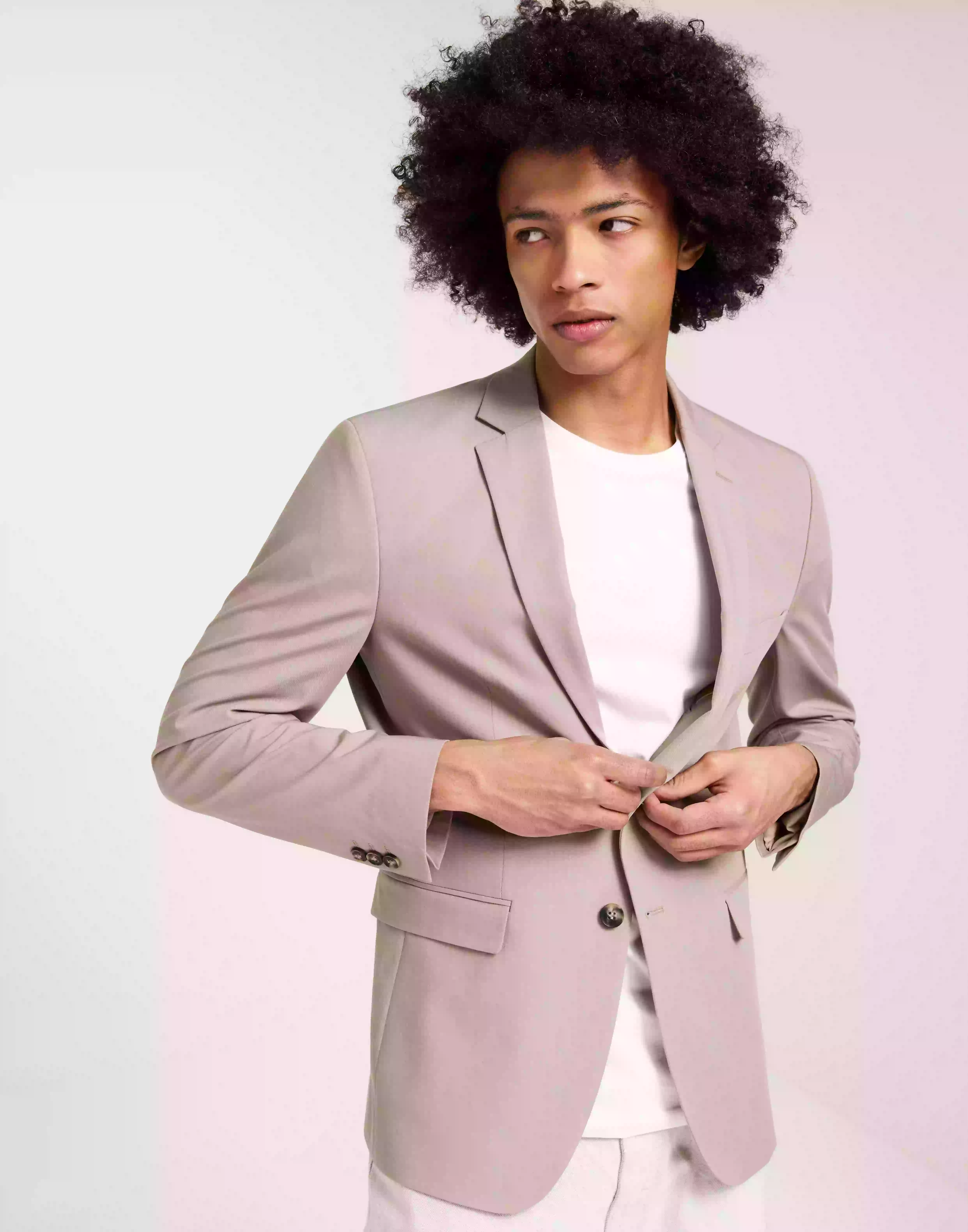 Selected Homme Slhslim-Liam Blz Flex Noos Kavajer Plaza Taupe
