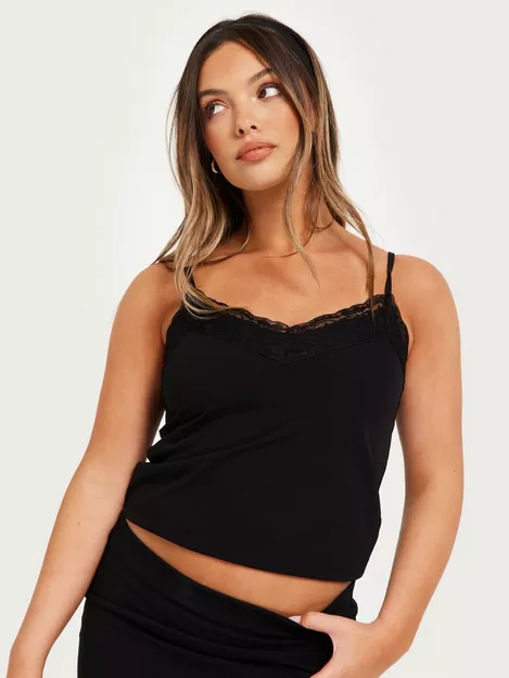 Buy Nelly Lace Tank Top - Black