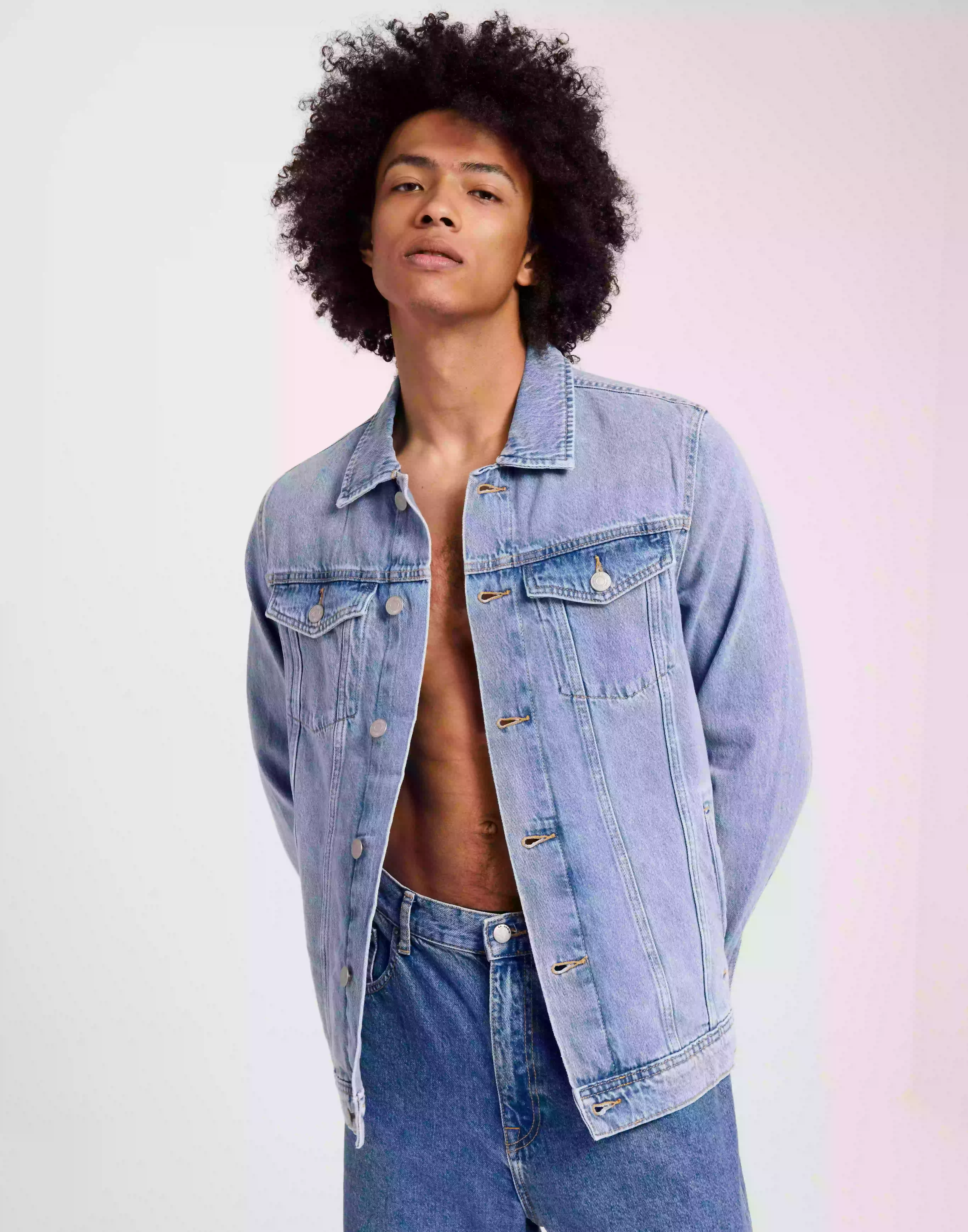 Jack & Jones Jjijean Jjjacket Mf 023 Noos Jeansjackor Blue Denim