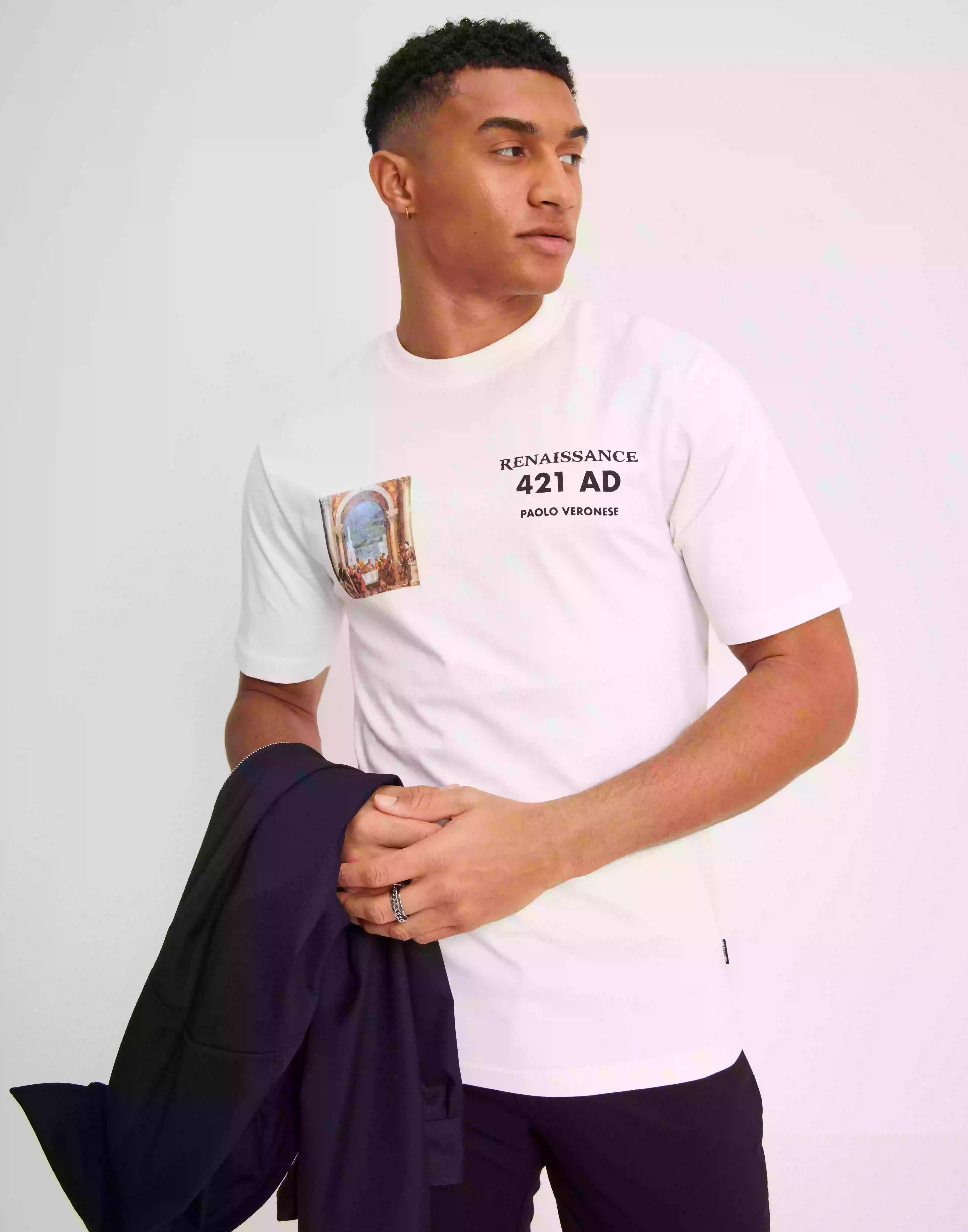 Only & Sons Onsart Rlx Ss Tee T-shirts med tryck Cloud Dancer