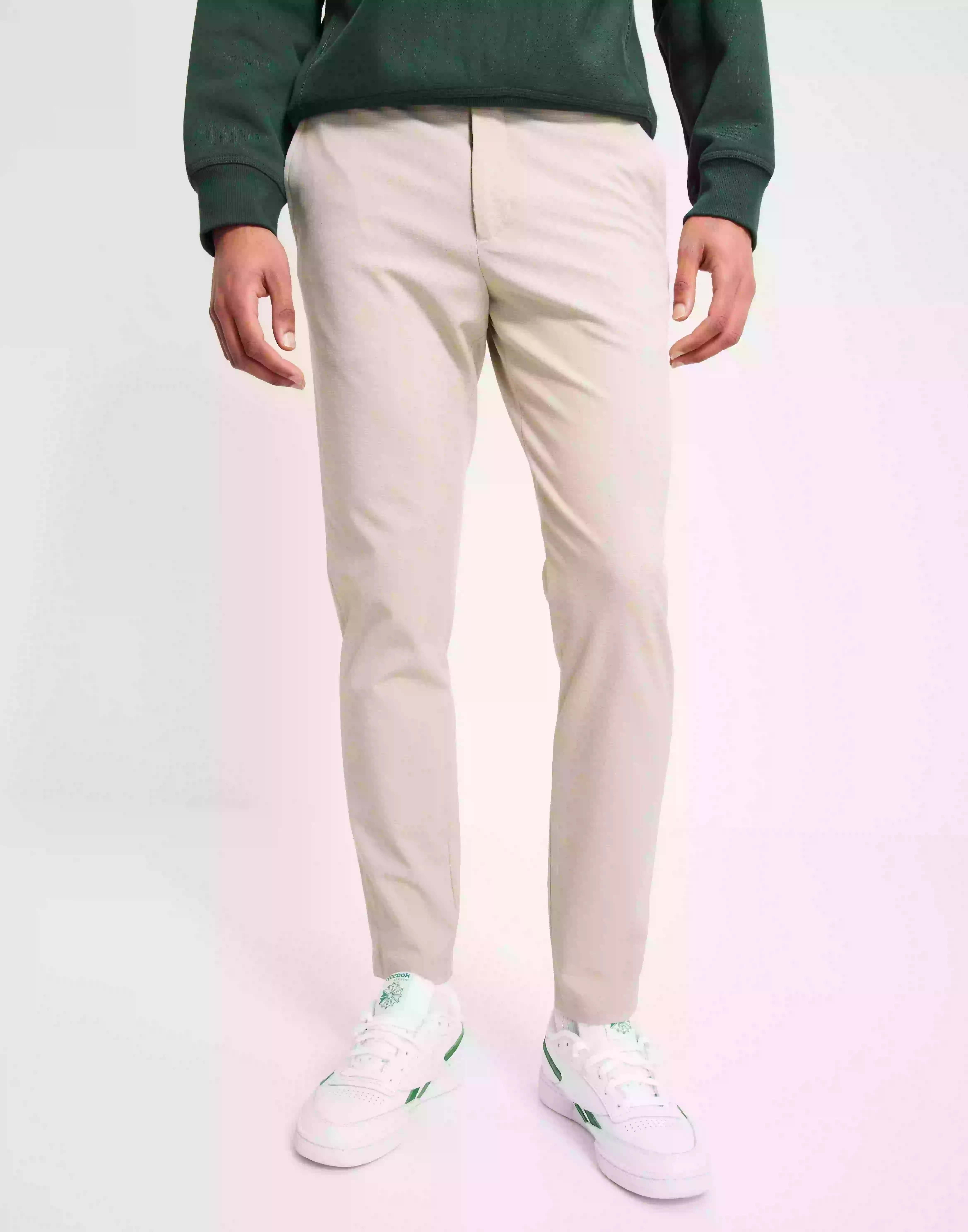 Selected Homme Slhslim-Dave 175 Struc Trs Flex B N Byxor Beige Structure