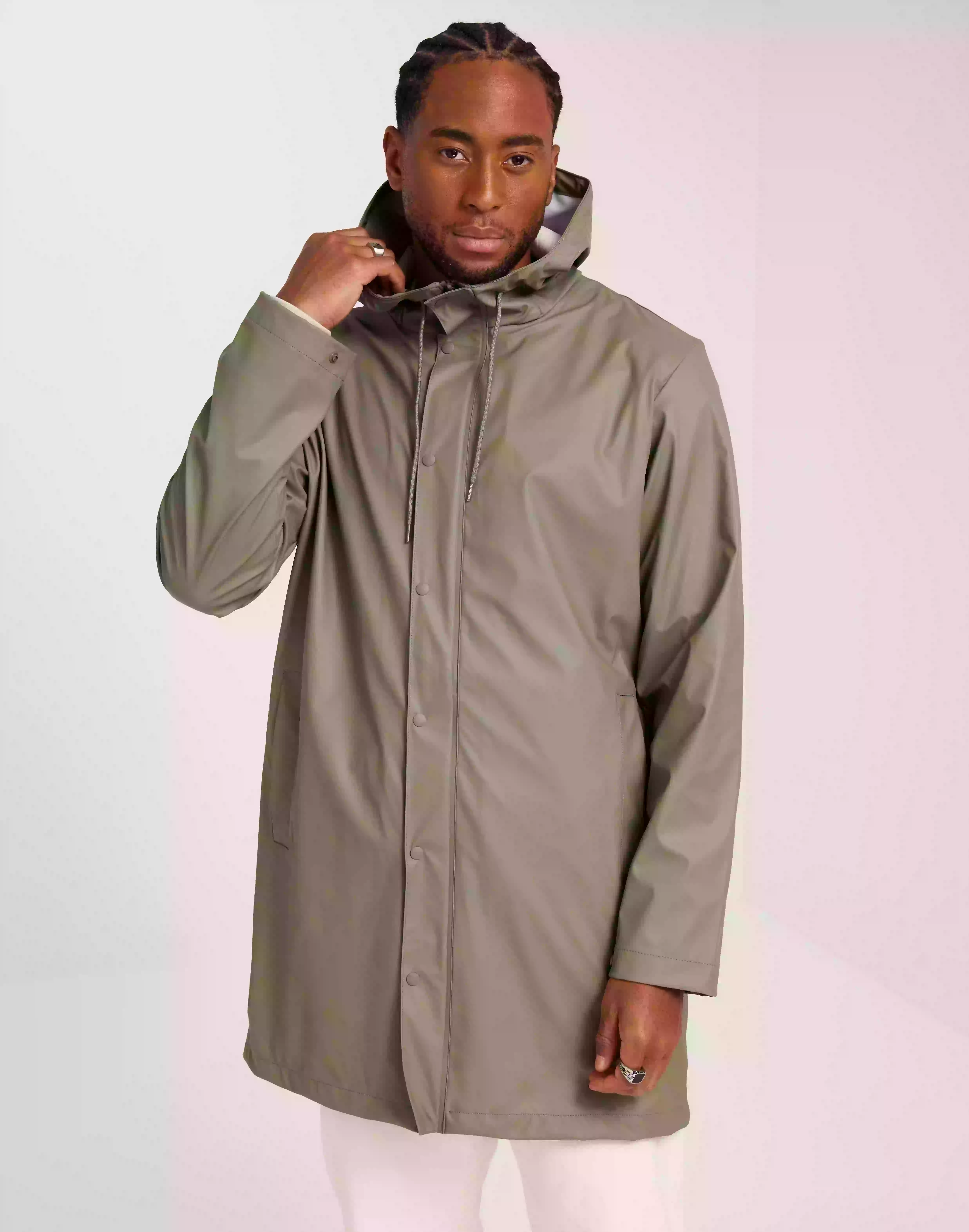 Selected Homme Slhmagnus Rain Jkt Regnjackor Vetiver