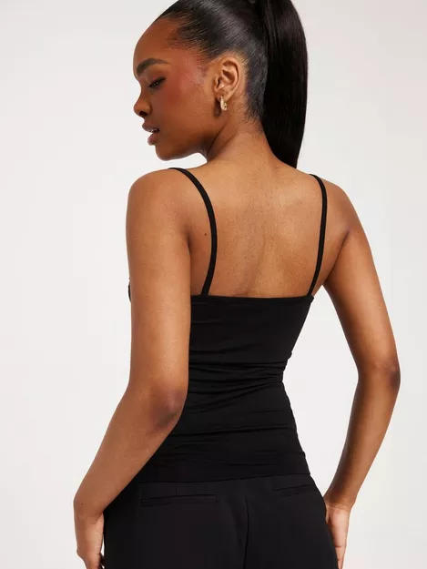 Buy Nelly All Day Strap Top - Black