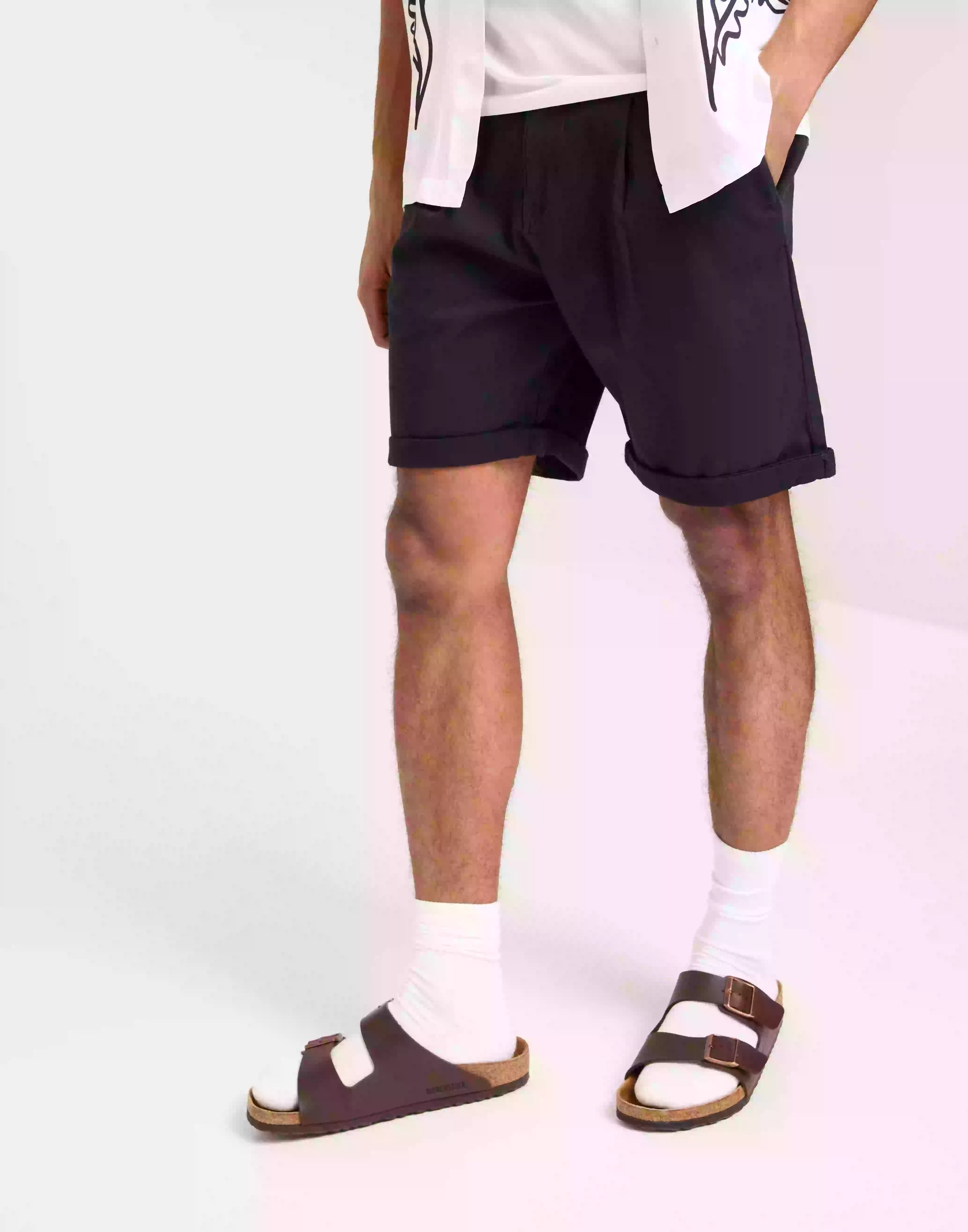 Selected Homme Slhcomfort-Gabriel Shorts W Noos Chinoshorts Black