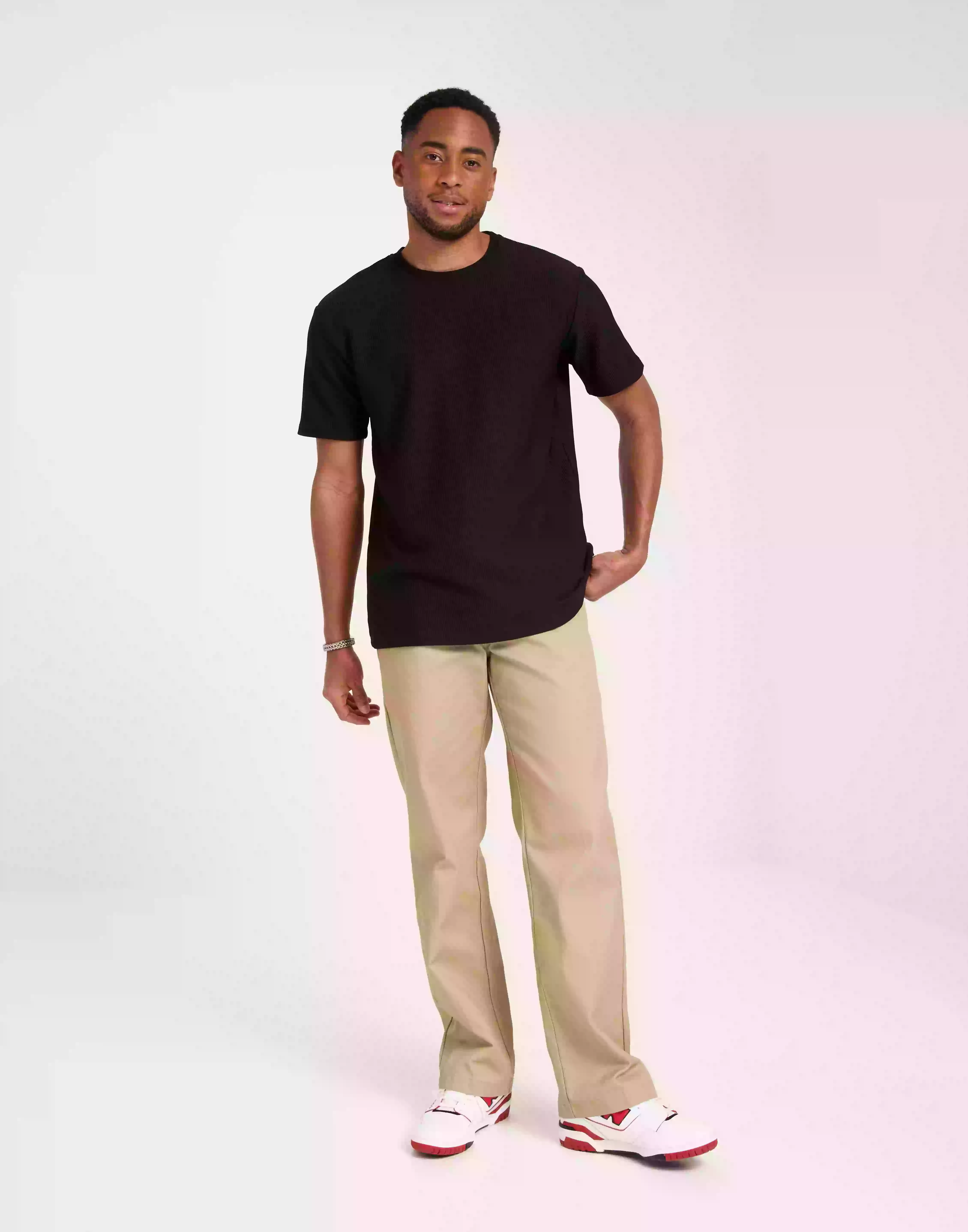 Selected Homme Slhrelax-Plisse Tee Ex T-Shirts & Linnen Black