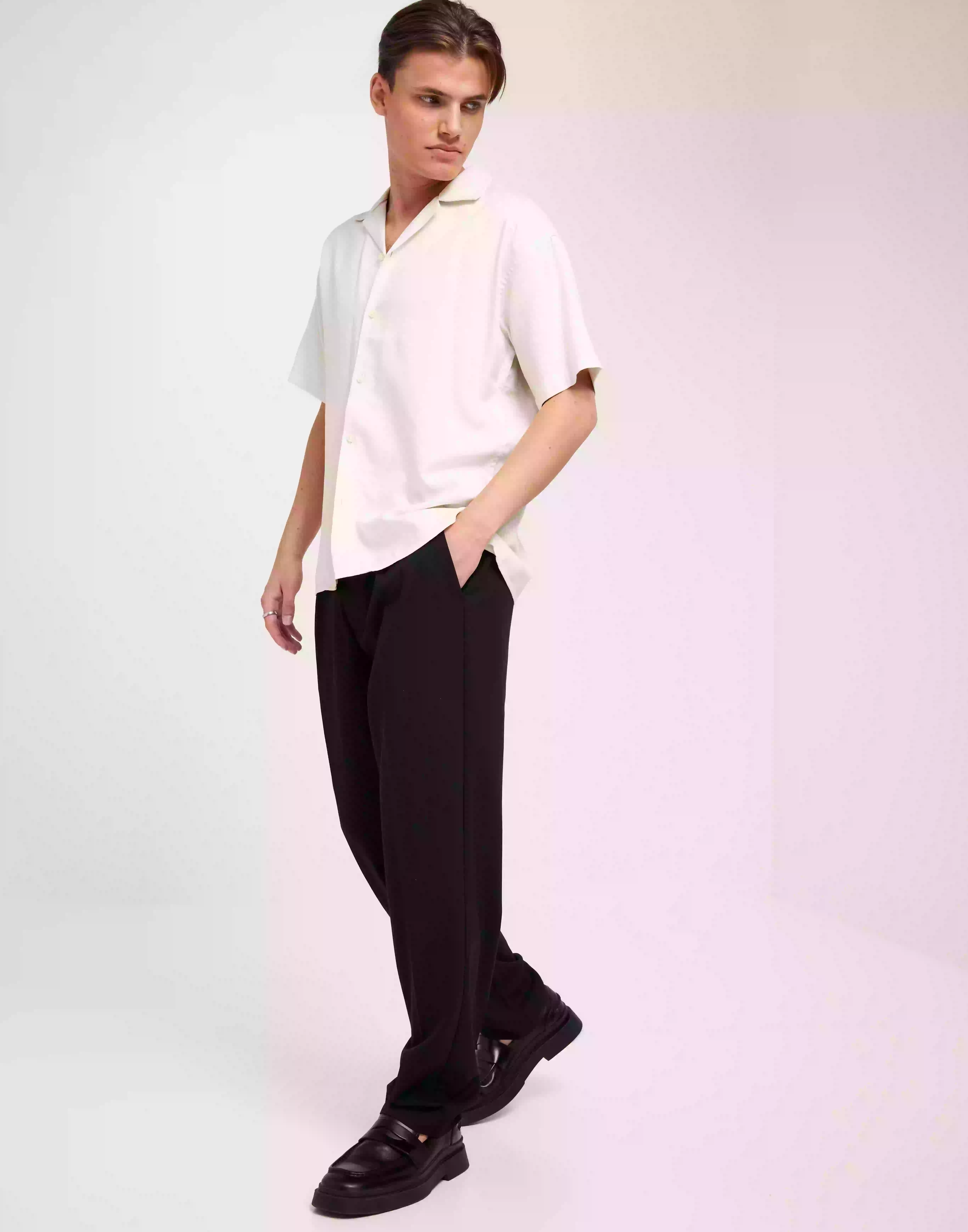 Only & Sons Onspale Life 1PLEAT Loose 0046 Pant Byxor Black