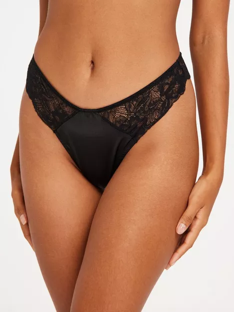 Buy Only ONLKERRY LACE THONG 2 PACK - Black